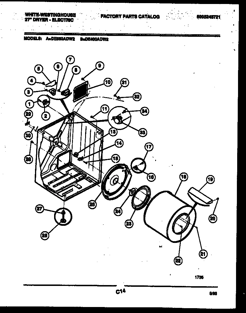 02 - CABINET AND COMPONENT PARTS