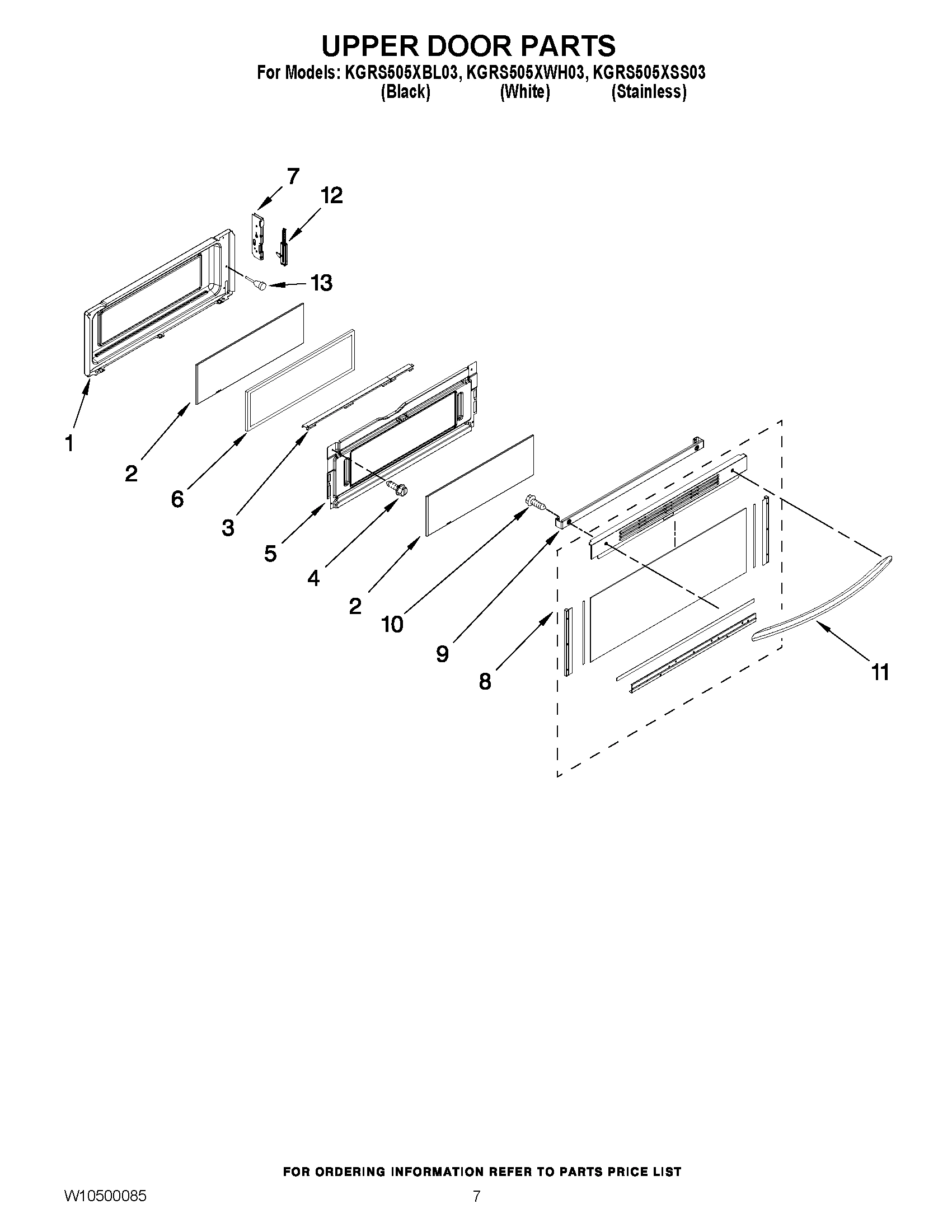 05 - UPPER DOOR PARTS