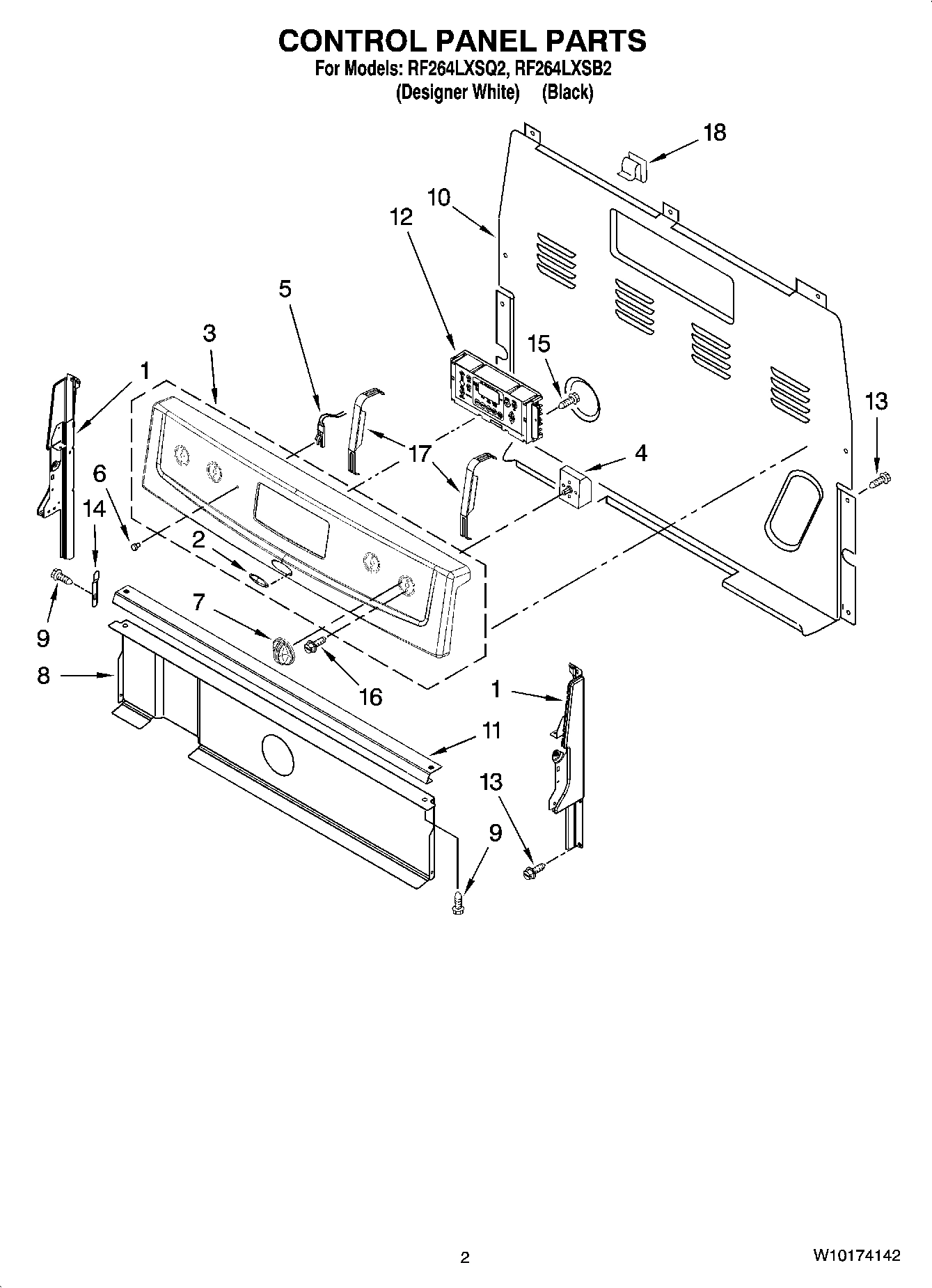 02 - CONTROL PANEL PARTS
