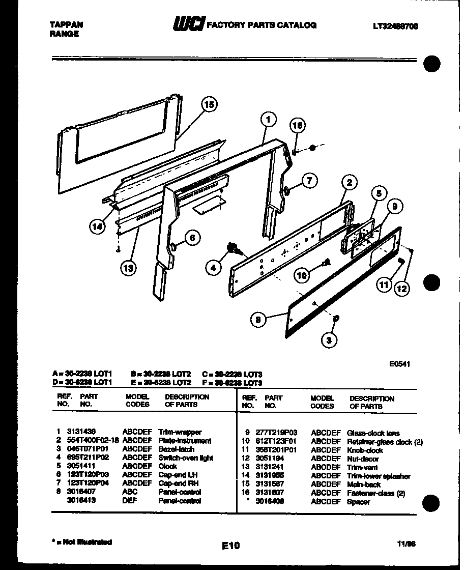 02 - BACKGUARD AND CONTROL PARTS