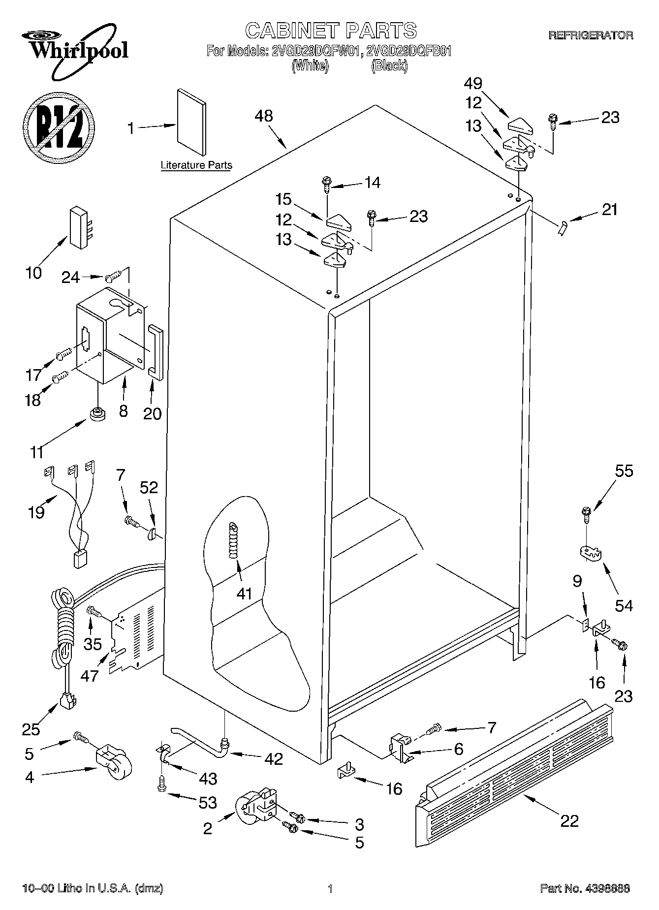 01 - CABINET, LITERATURE
