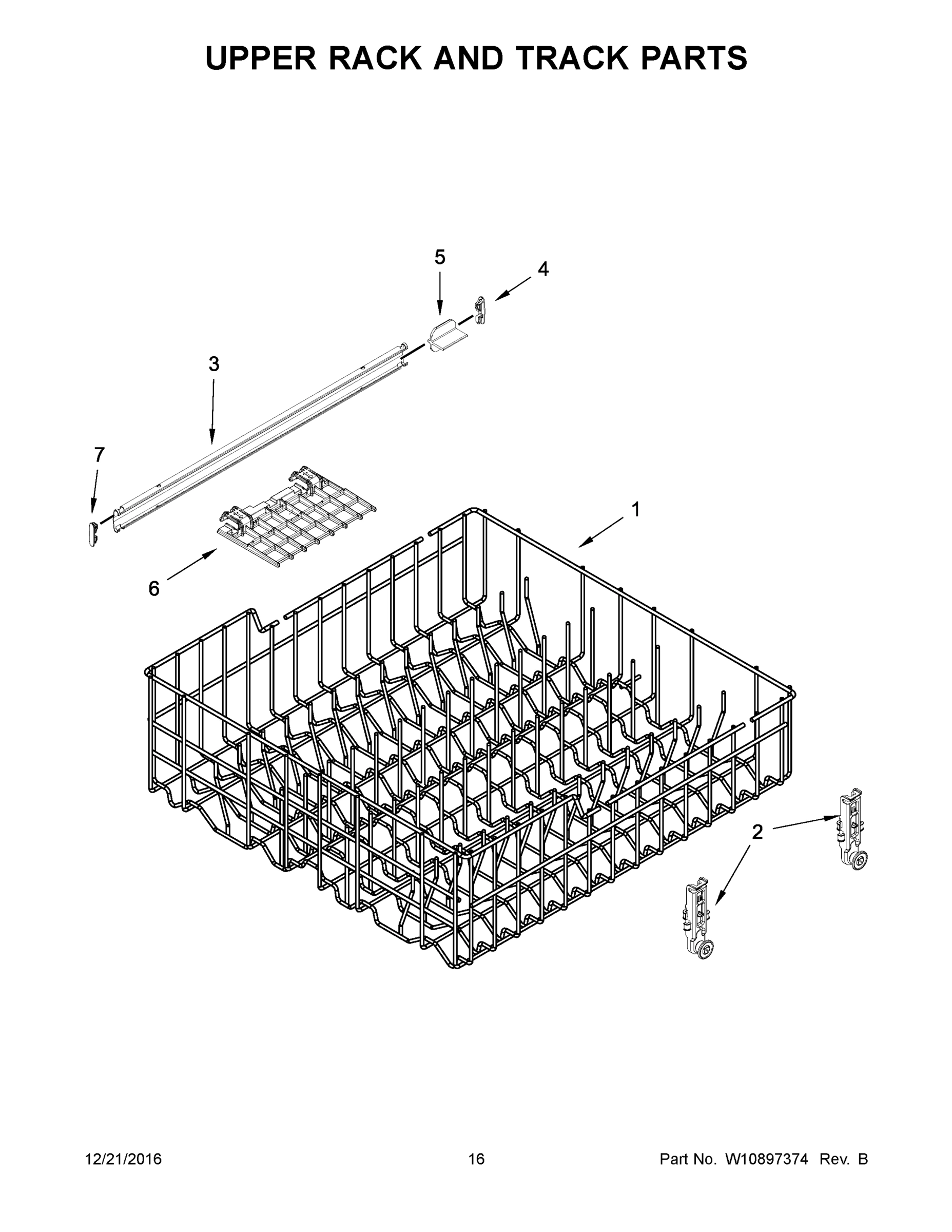 09 - UPPER RACK AND TRACK PARTS