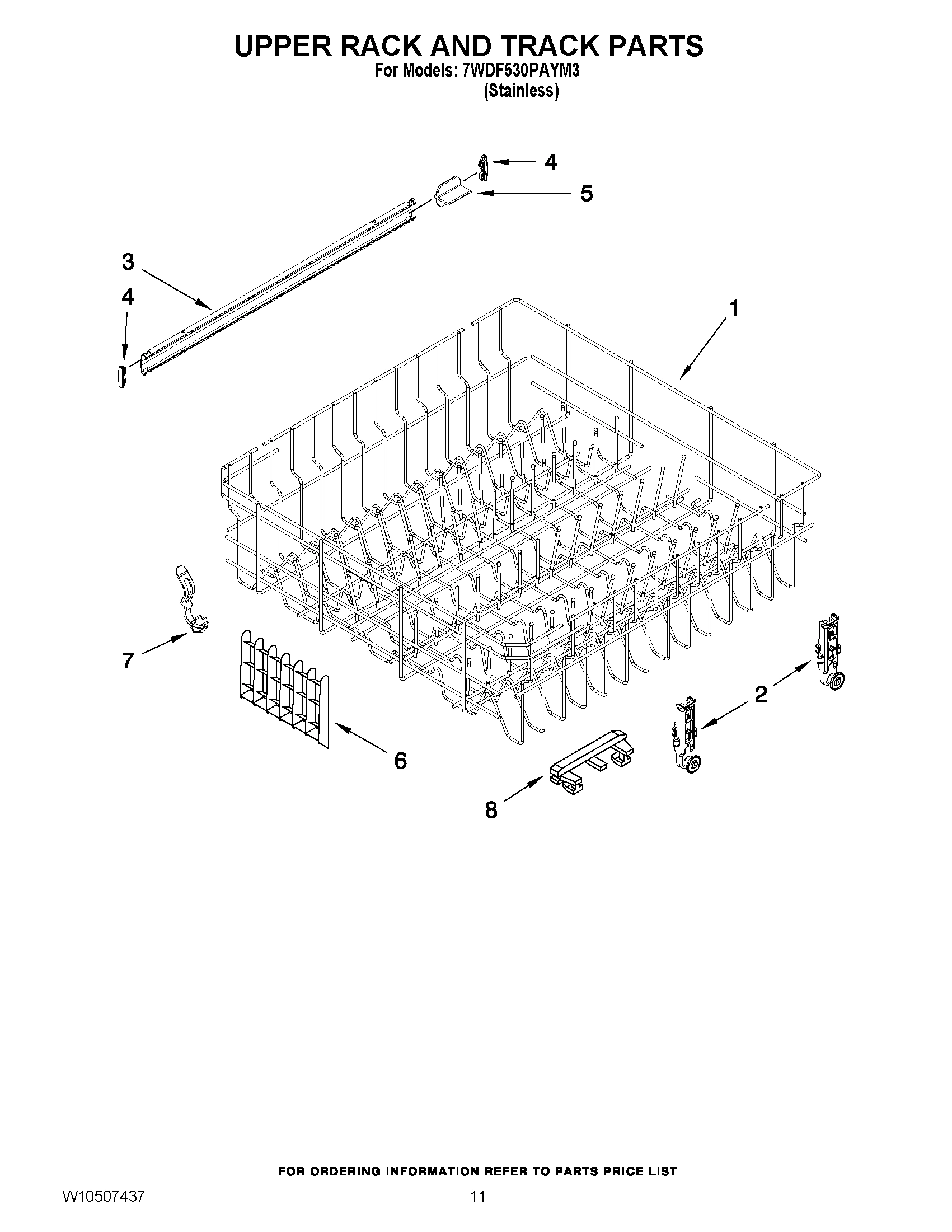 09 - UPPER RACK AND TRACK PARTS