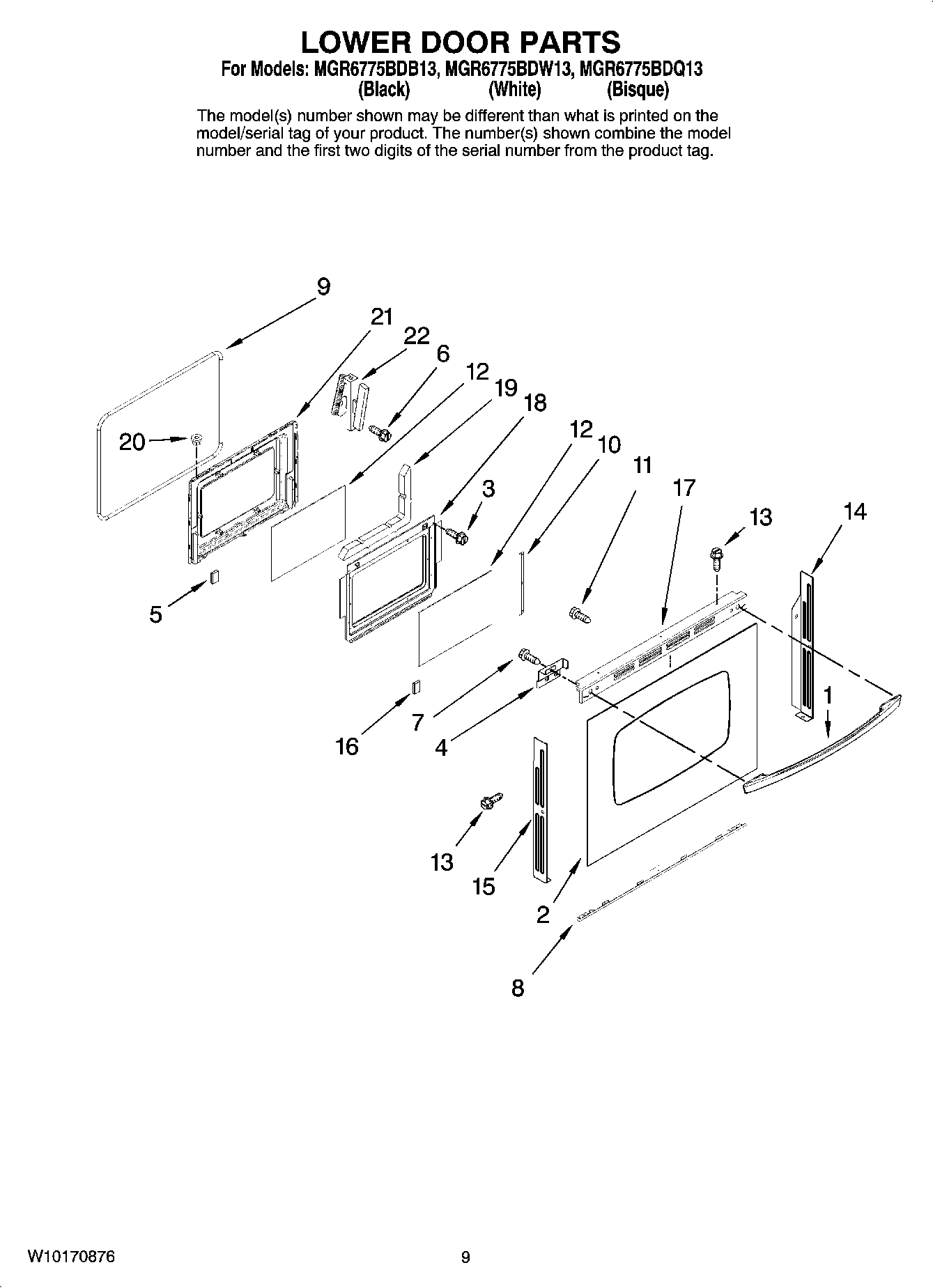 06 - LOWER DOOR PARTS