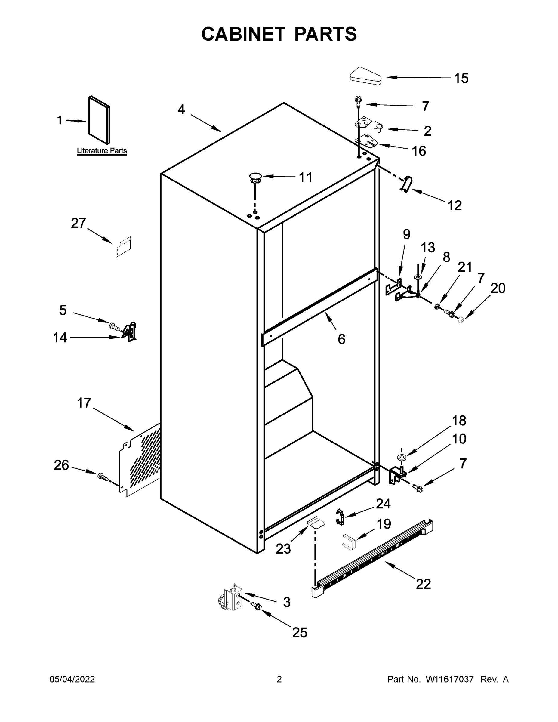 02 - CABINET PARTS