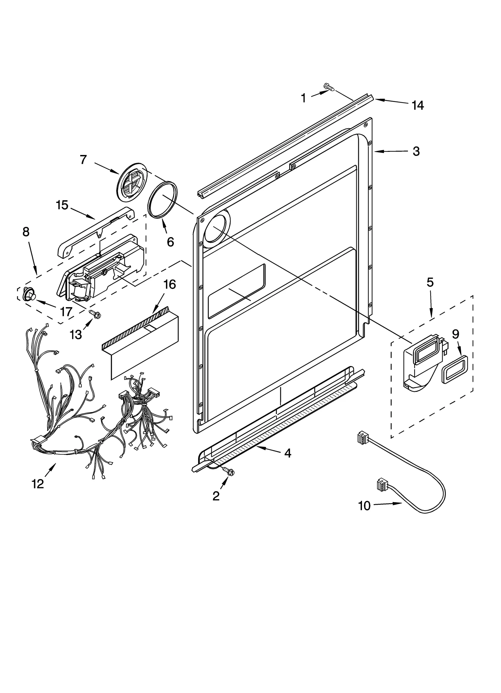 DOOR AND LATCH PARTS