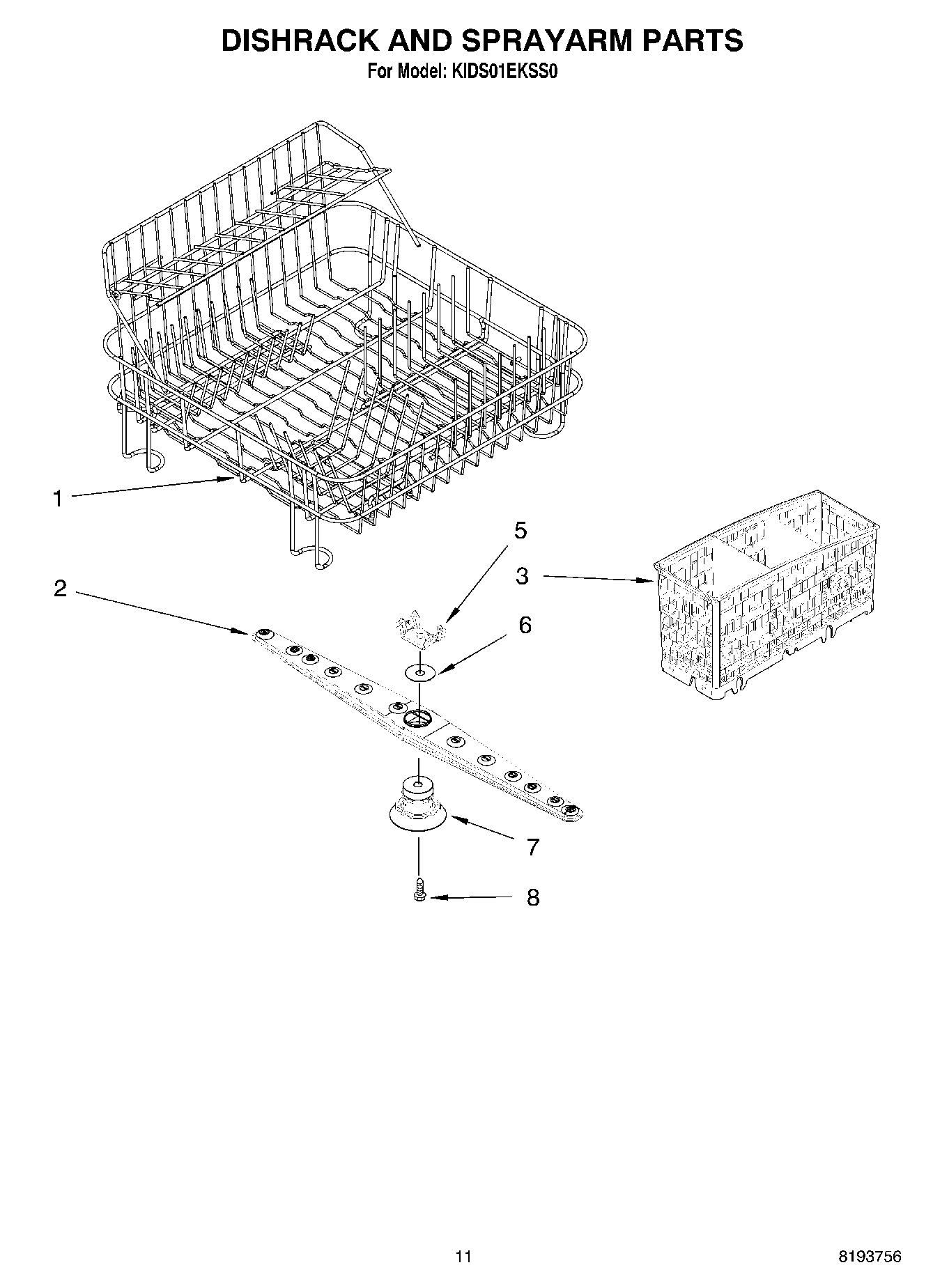 07 - DISHRACK AND SPRAYARM
