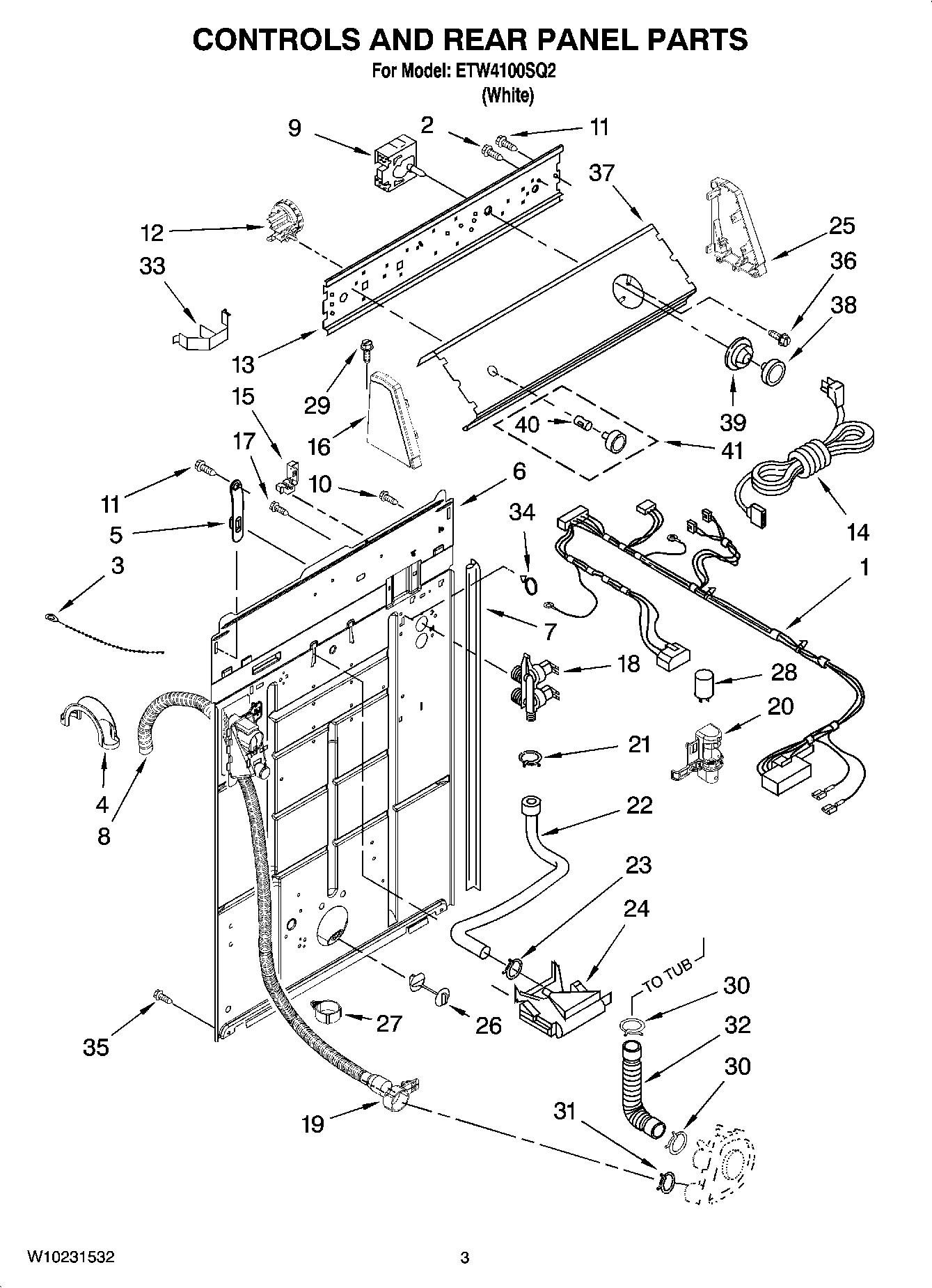 02 - CONTROLS AND REAR PANEL PARTS