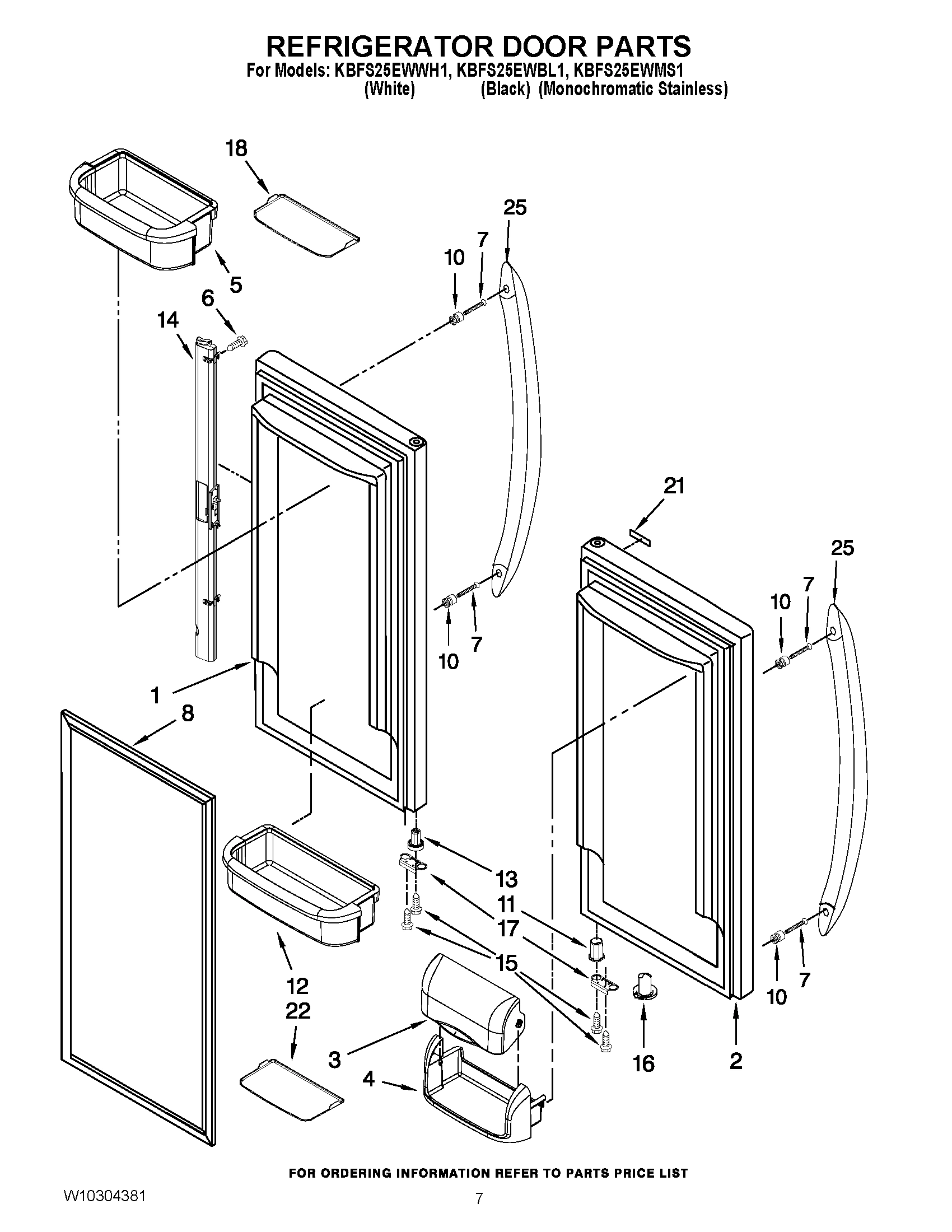 04 - REFRIGERATOR DOOR PARTS