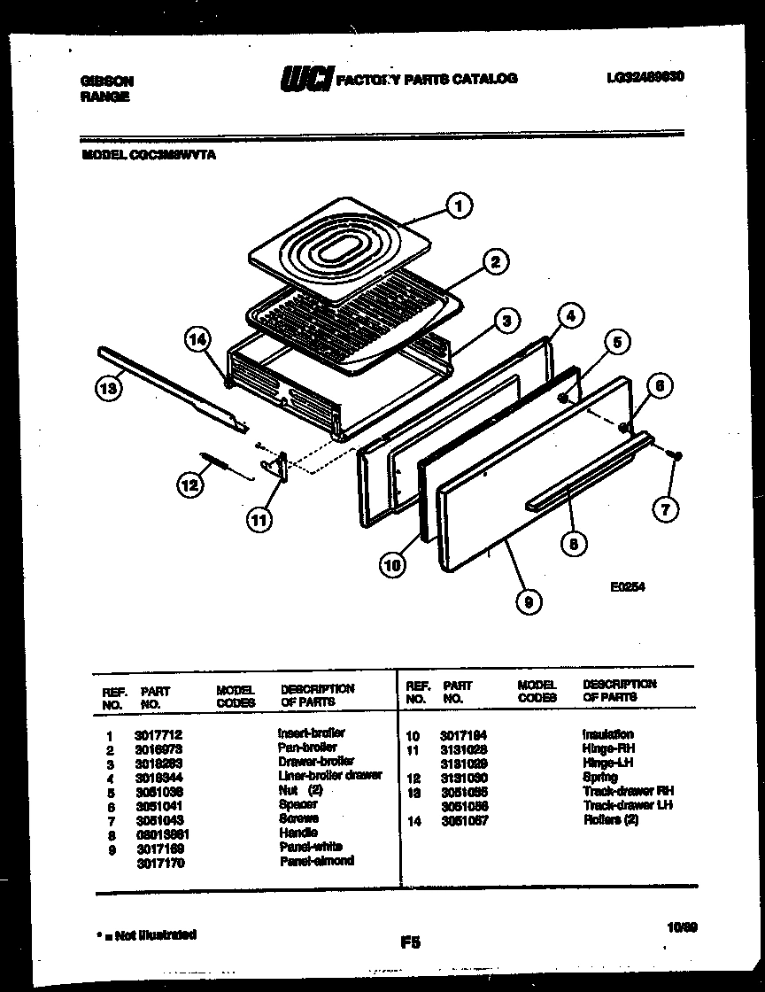 06 - BROILER DRAWER PARTS