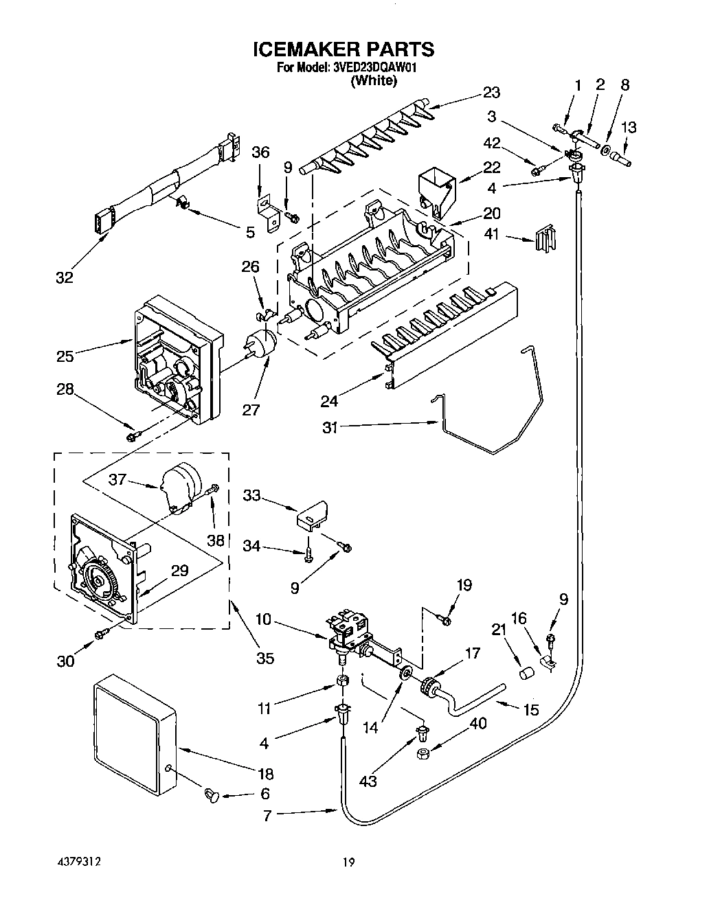 12 - ICEMAKER, LIT/OPTIONAL
