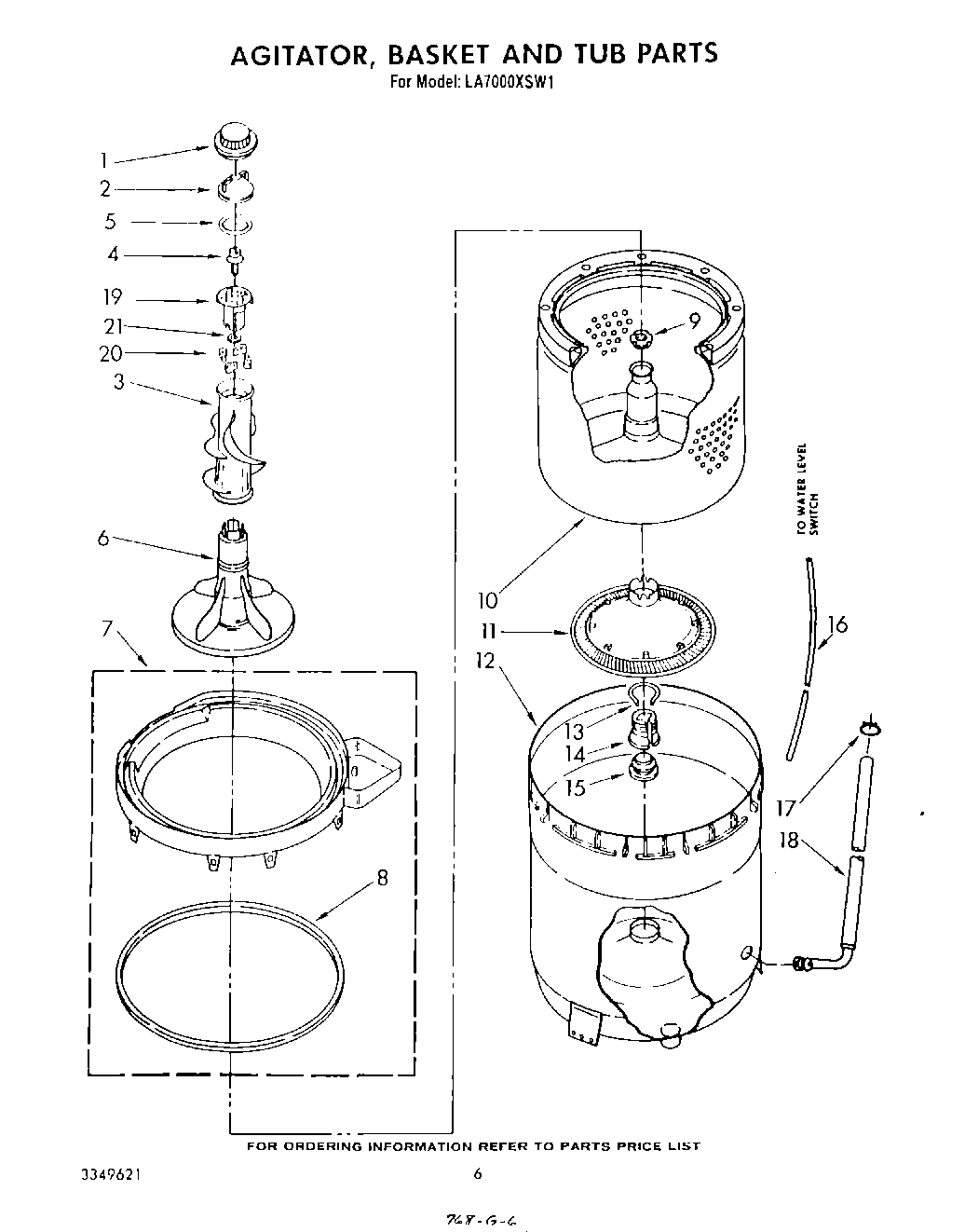 04 - AGITATOR, BASKET AND TUB