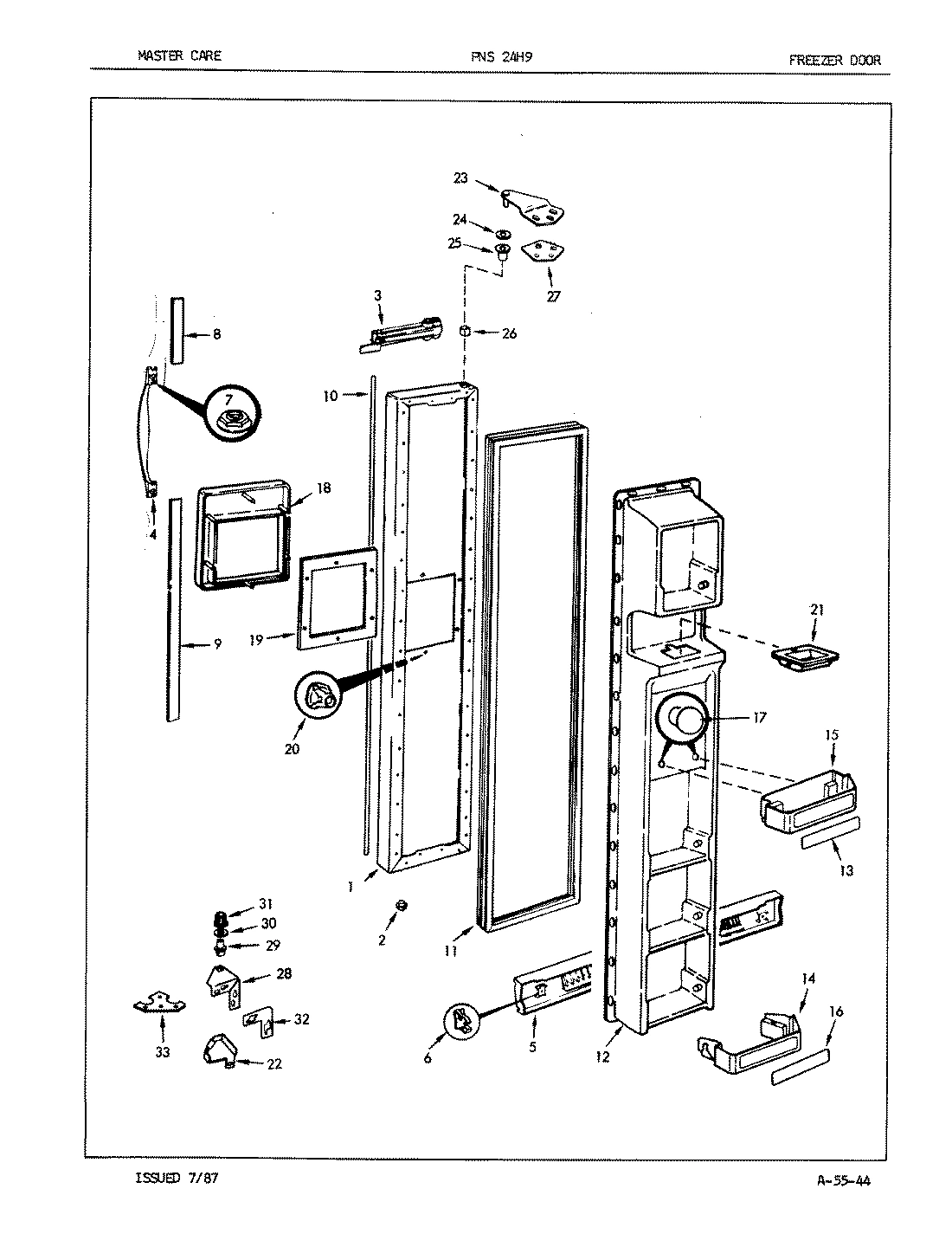 02 - FREEZER DOOR