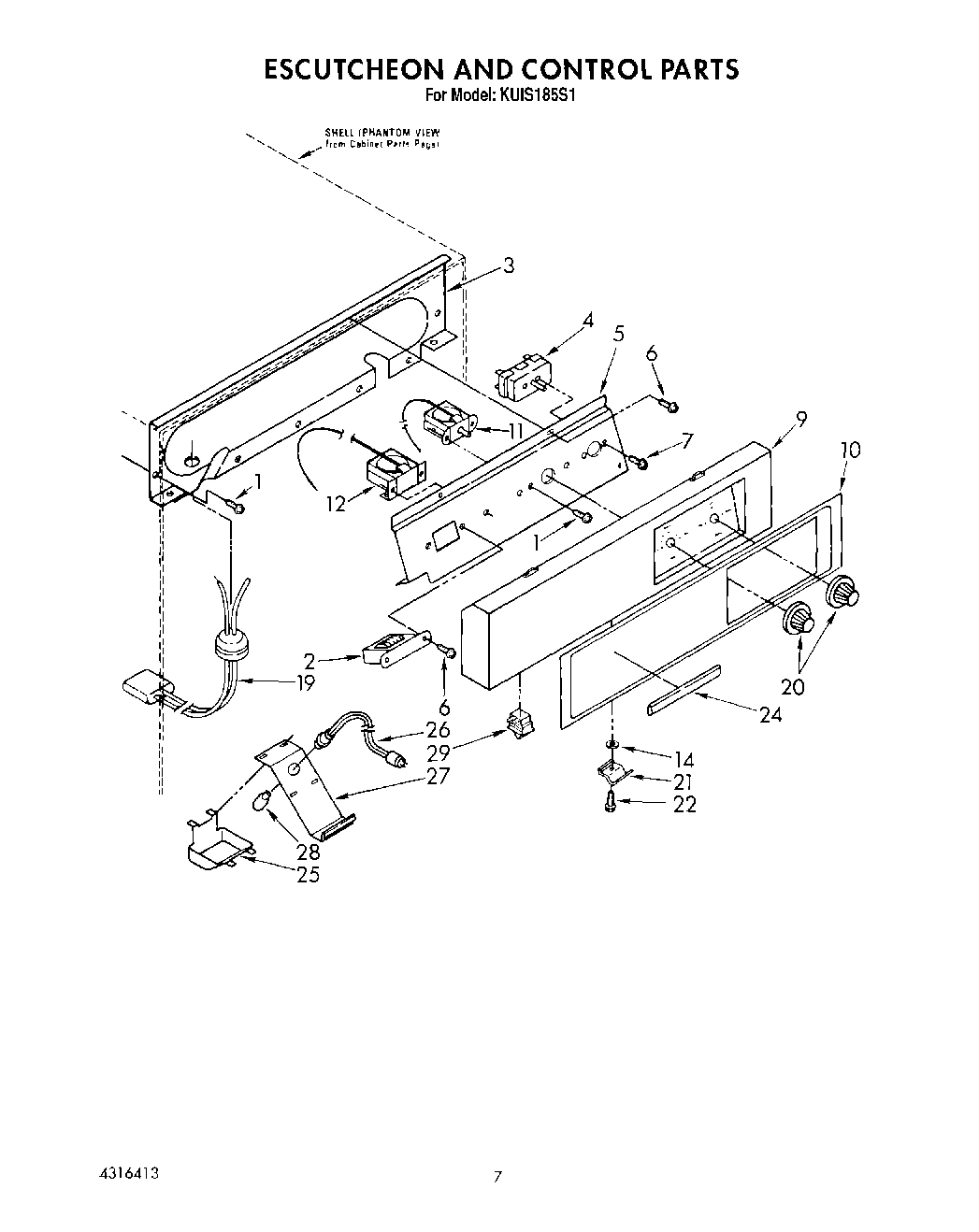 05 - ESCUTCHEON AND CONTROL