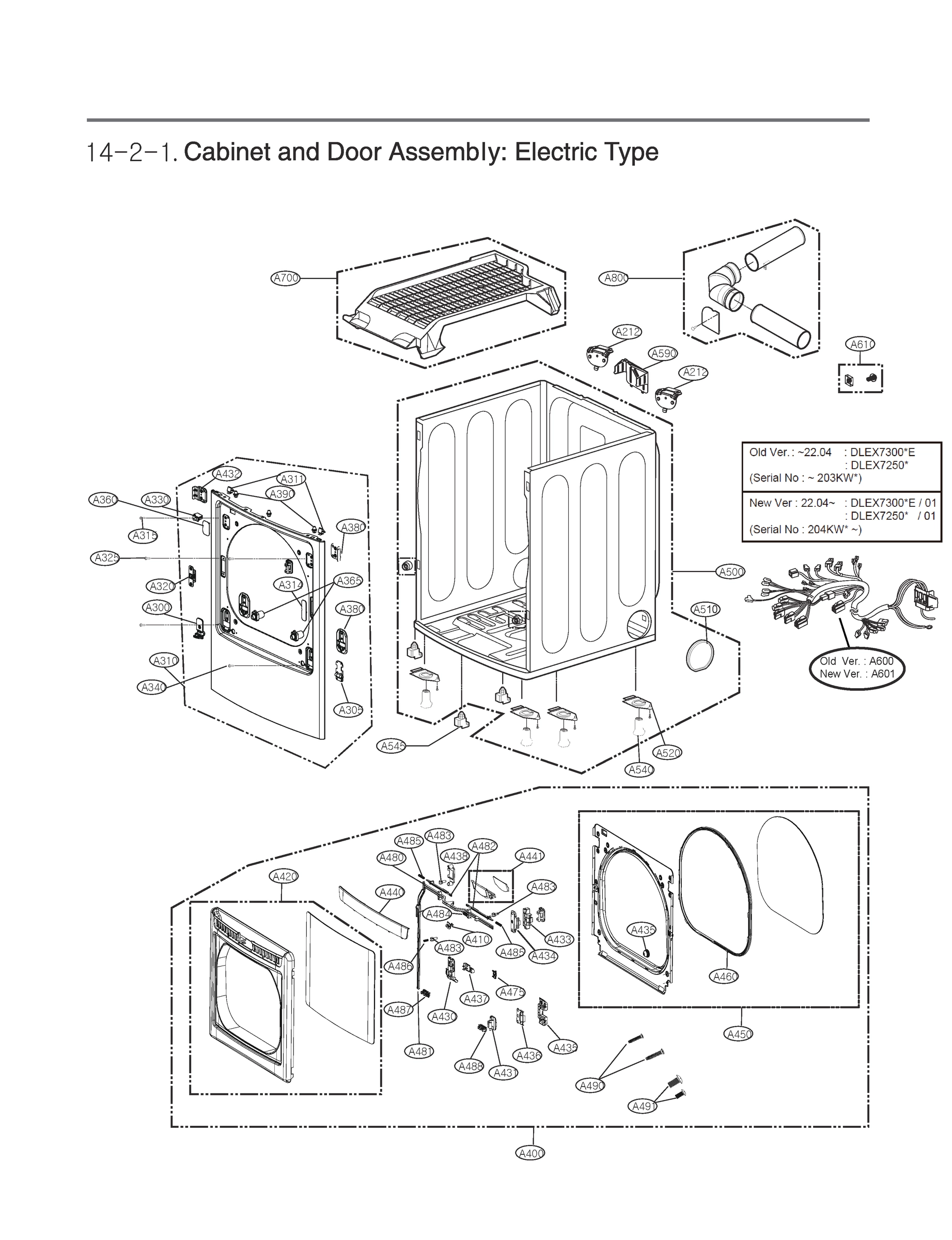 CABINET AND DOOR ASSEMBLY