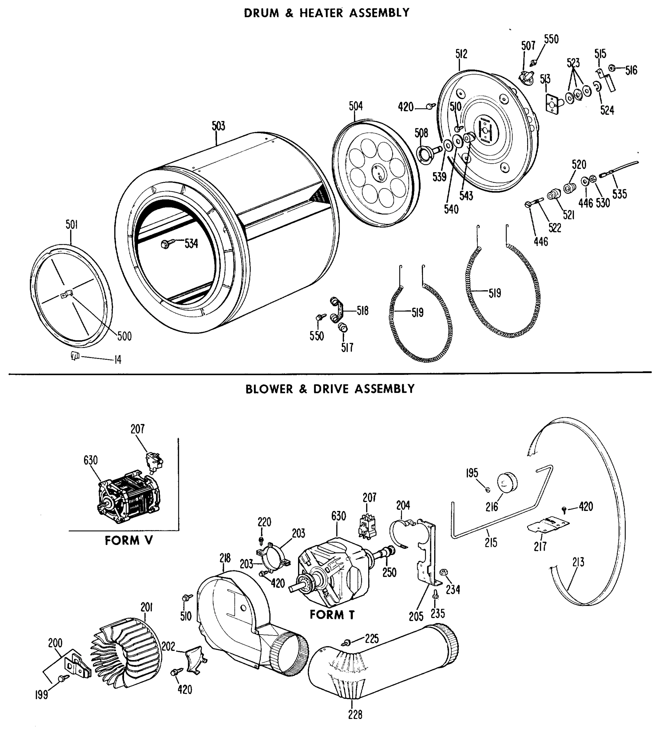 DRUM & HEATER ASSEMBLY