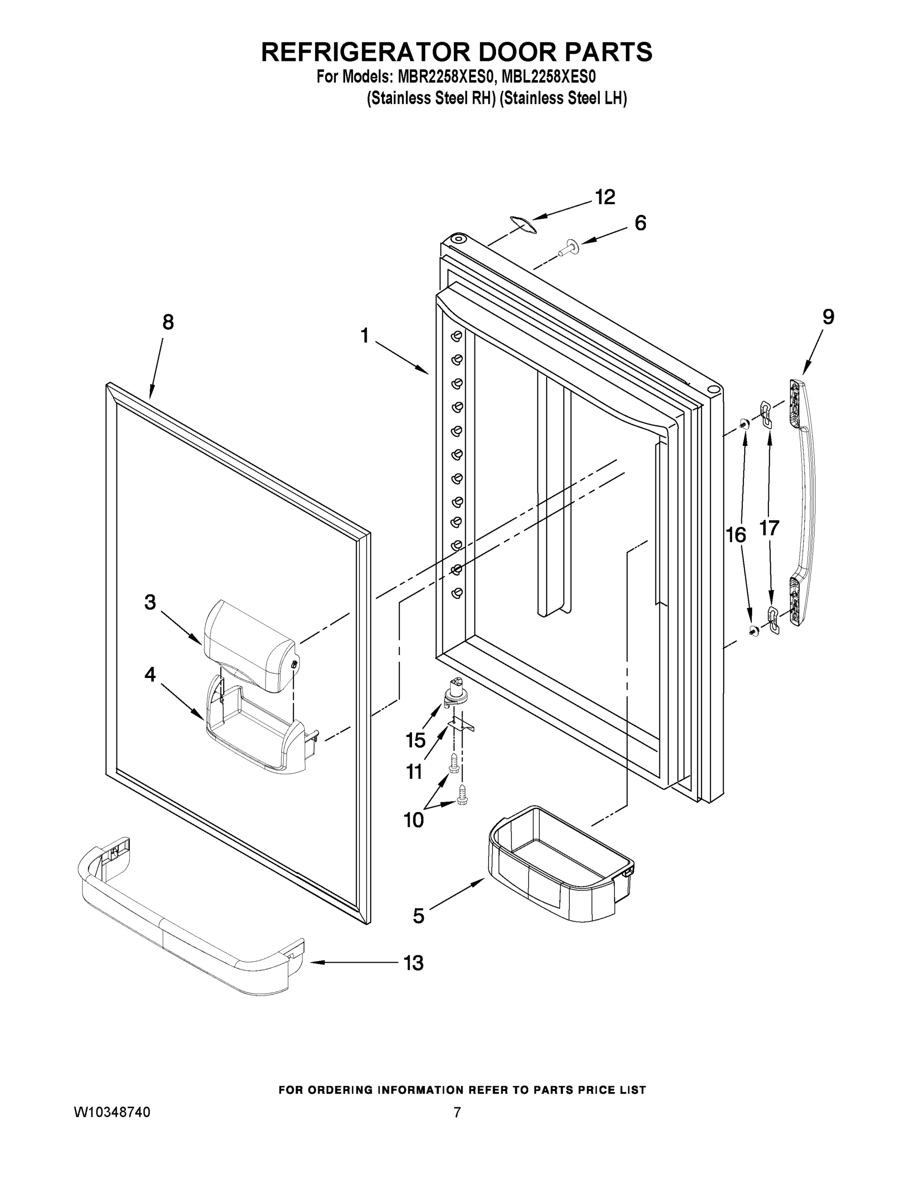 05 - REFRIGERATOR DOOR PARTS