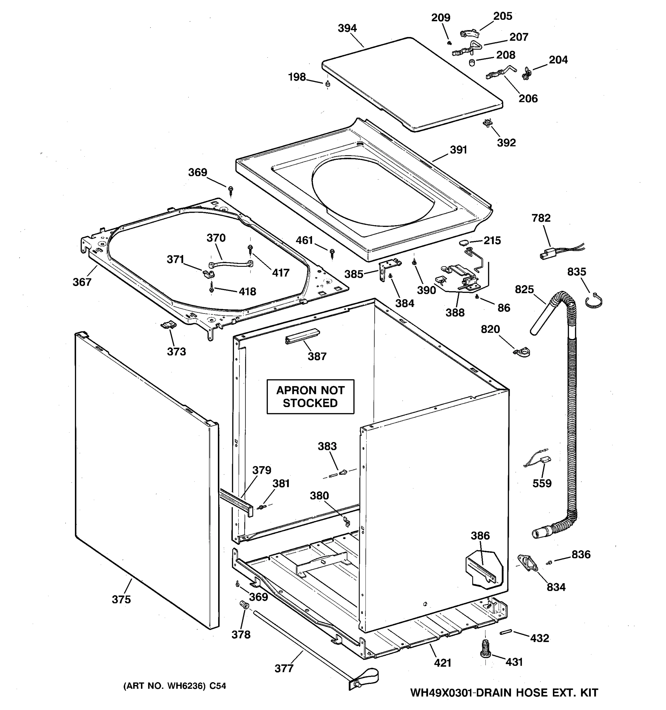 CABINET, COVER & FRONT PANEL