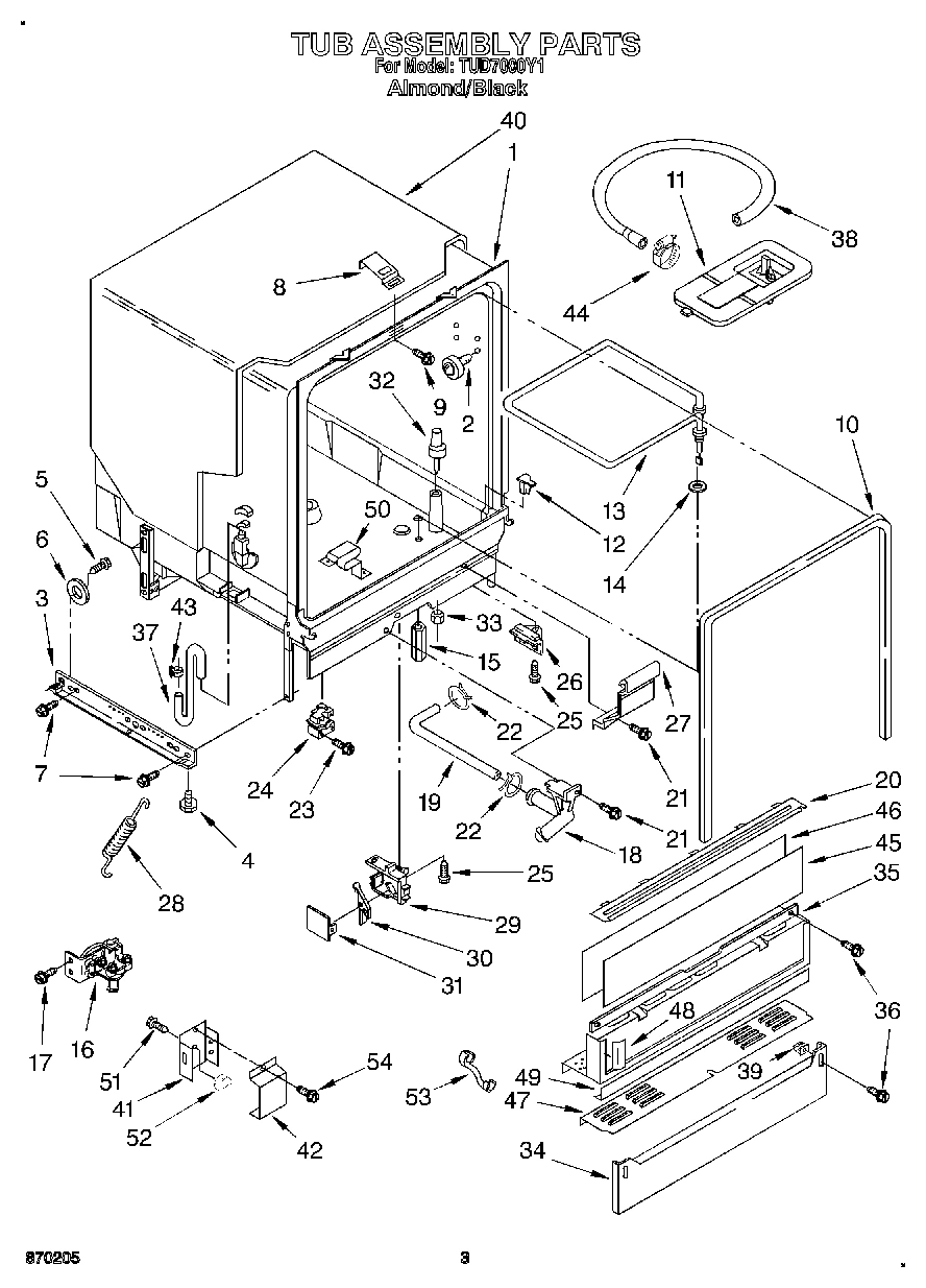 03 - TUB ASSEMBLY