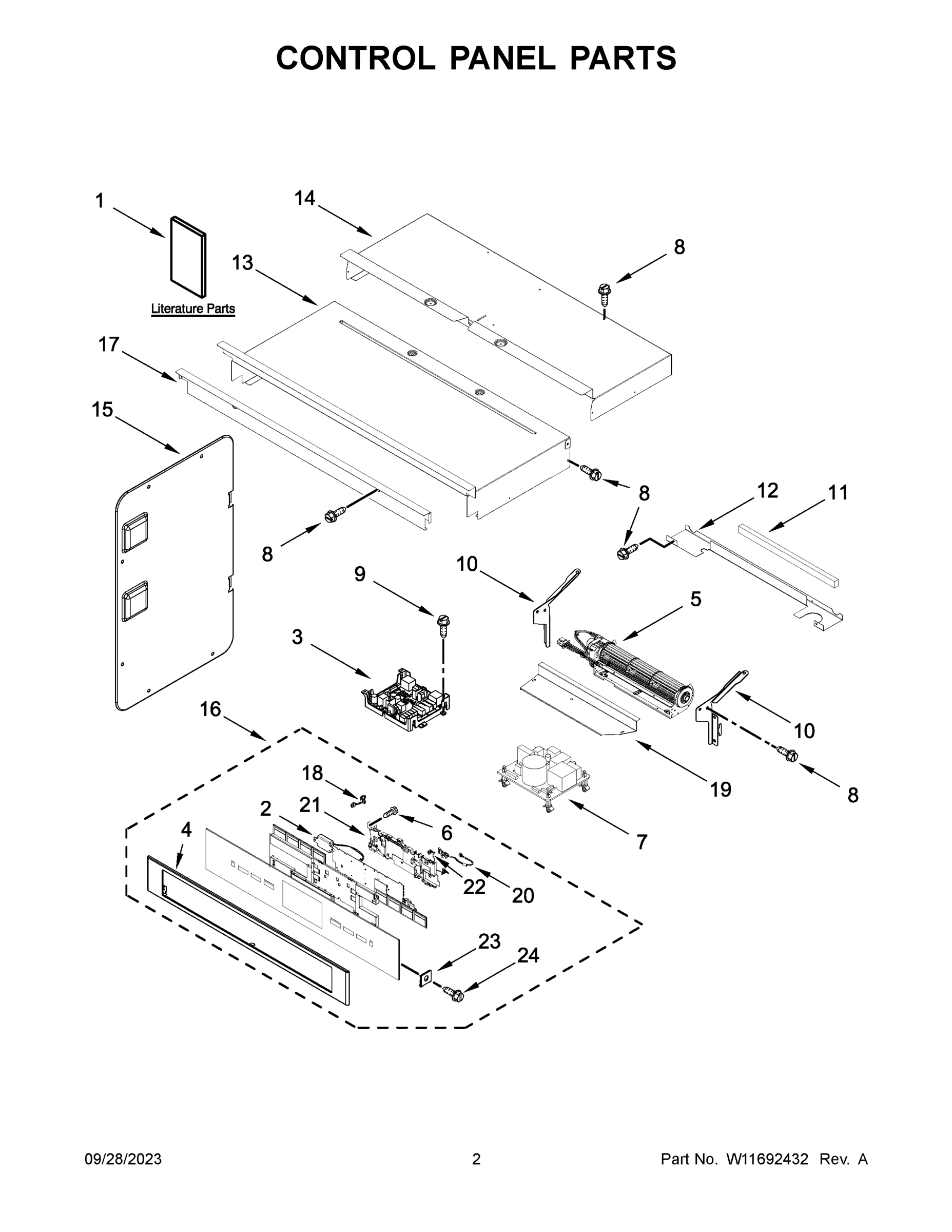 02 - CONTROL PANEL PARTS