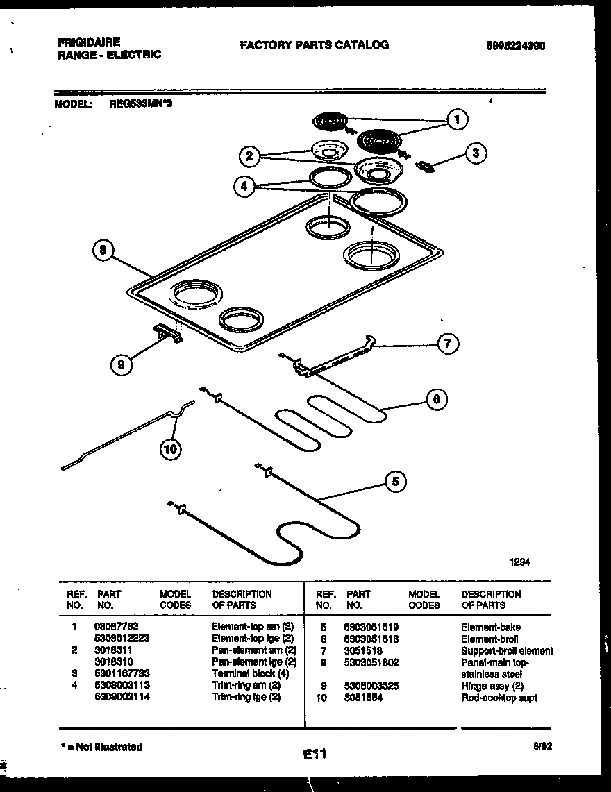 03 - COOKTOP AND BROILER PARTS