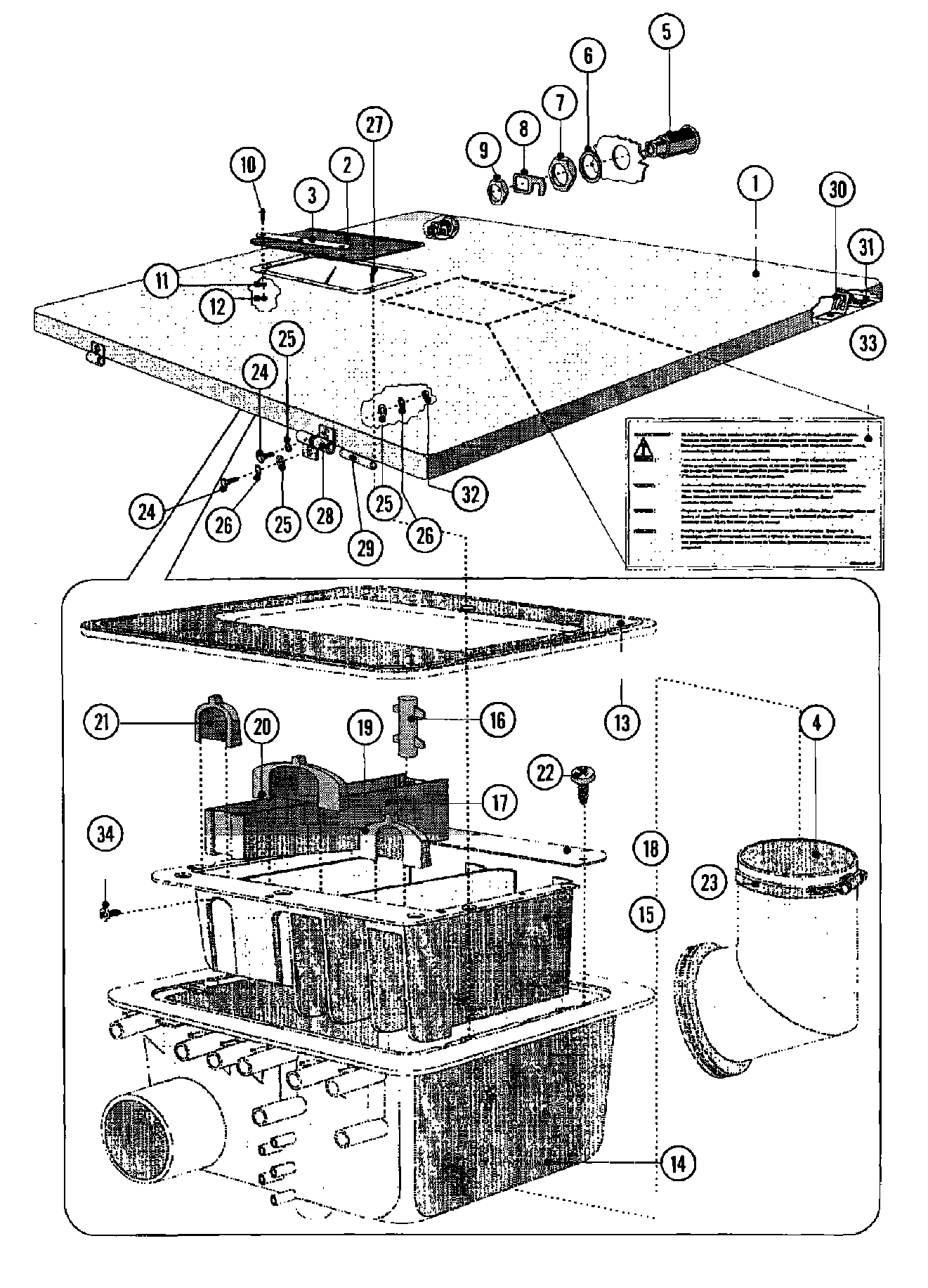 01 - SOAP BOX & TOP COVER ASSEMBLY