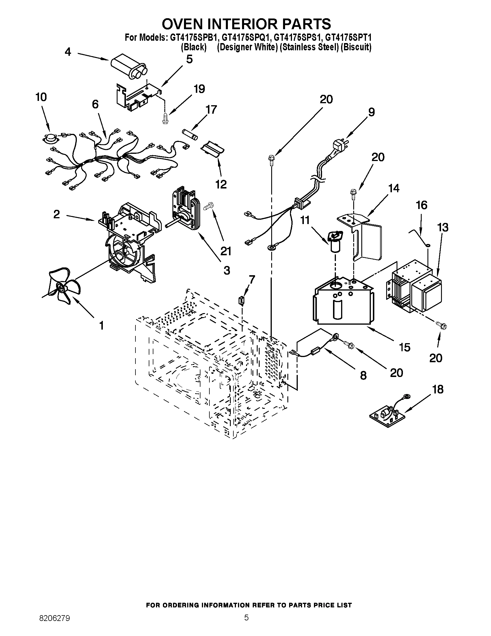 05 - OVEN INTERIOR PARTS