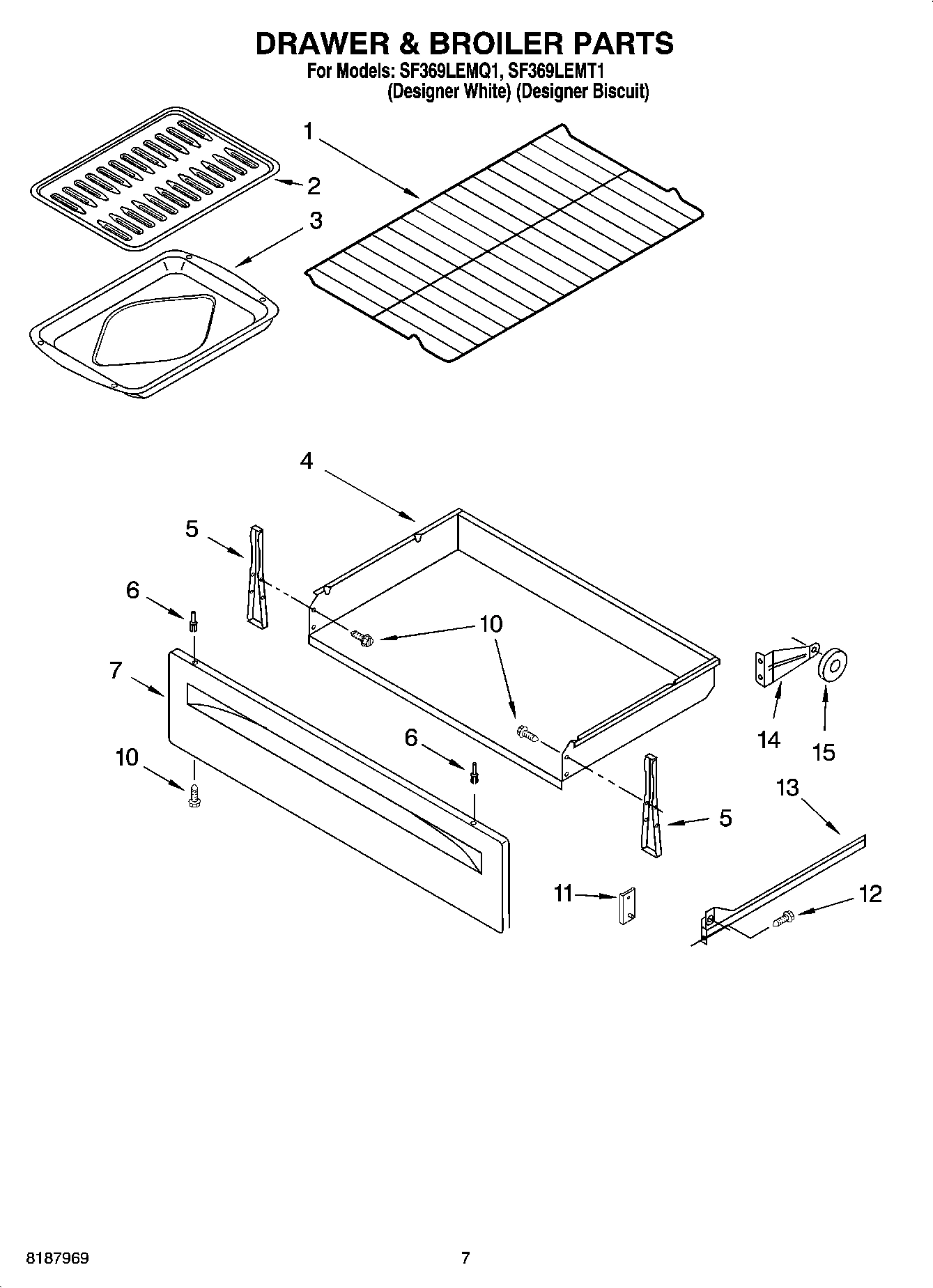 05 - DRAWER & BROILER PARTS