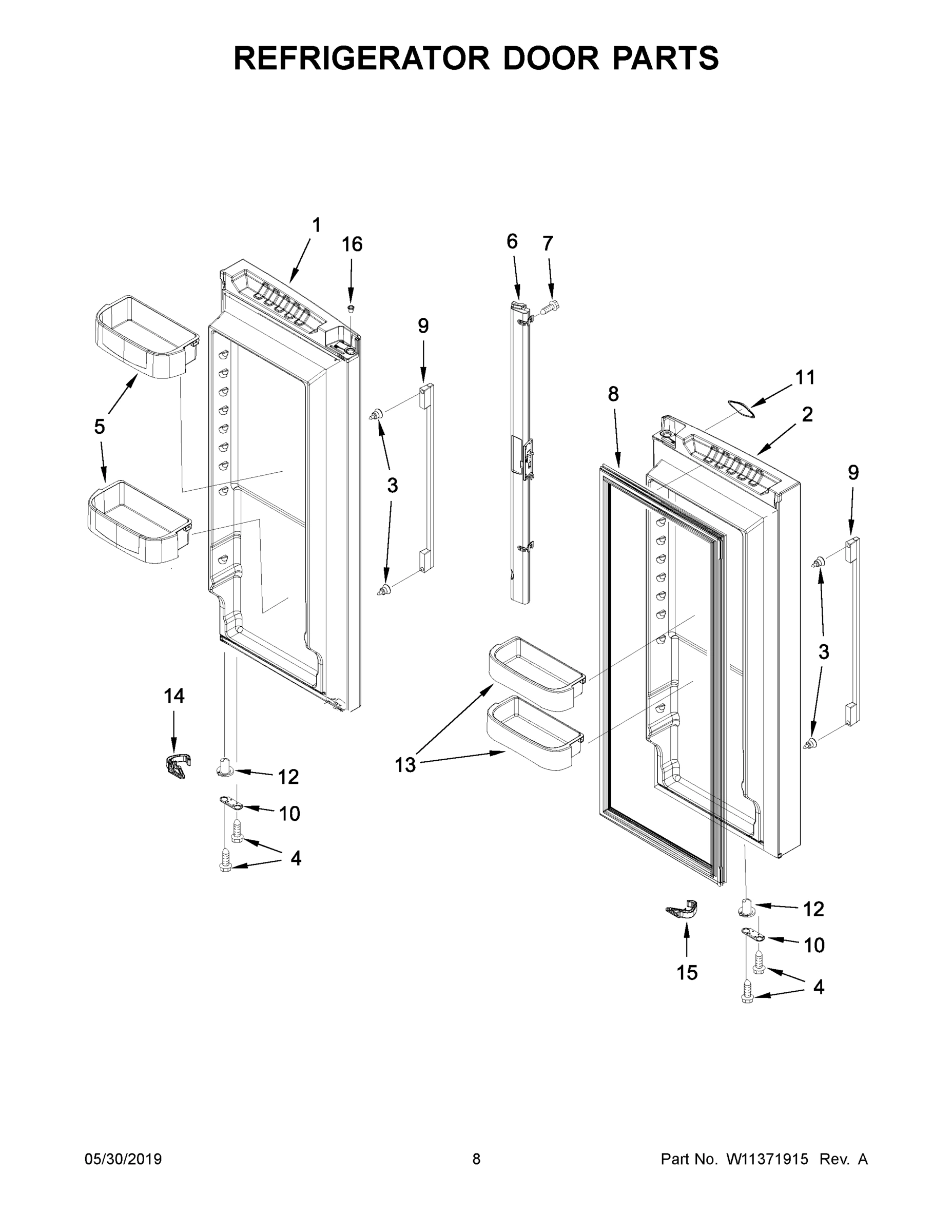 05 - REFRIGERATOR DOOR PARTS