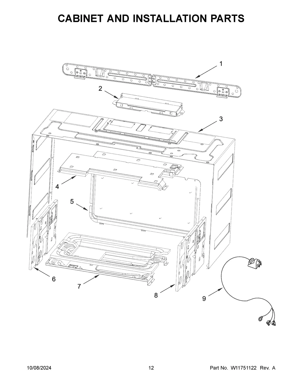 07 - CABINET AND INSTALLATION PARTS