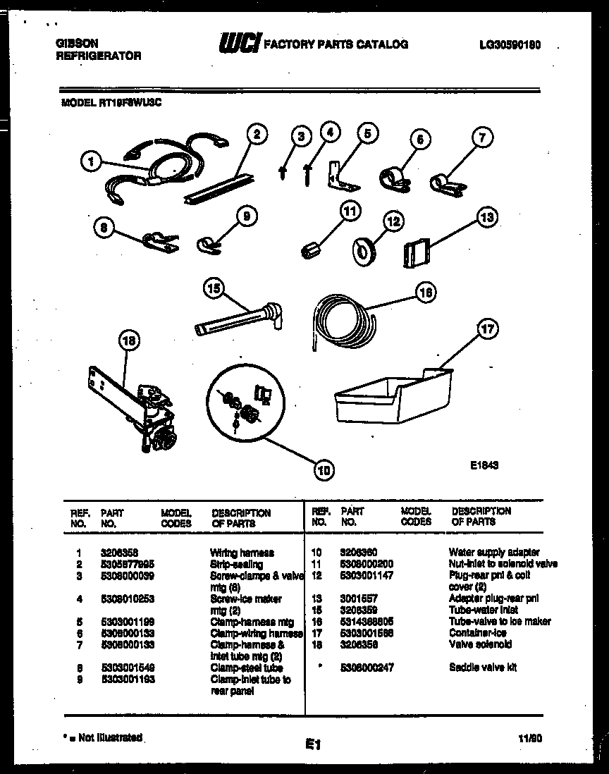 07 - ICE MAKER INSTALLATION PARTS