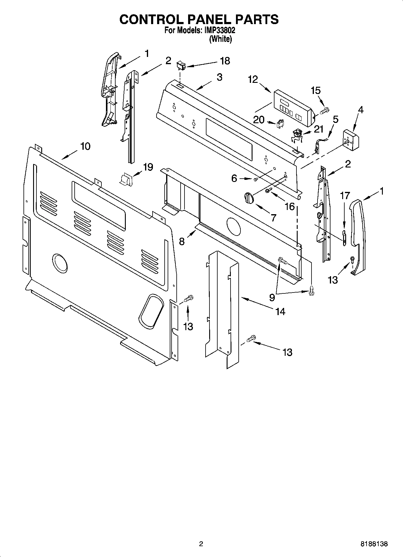 02 - CONTROL PANEL PARTS