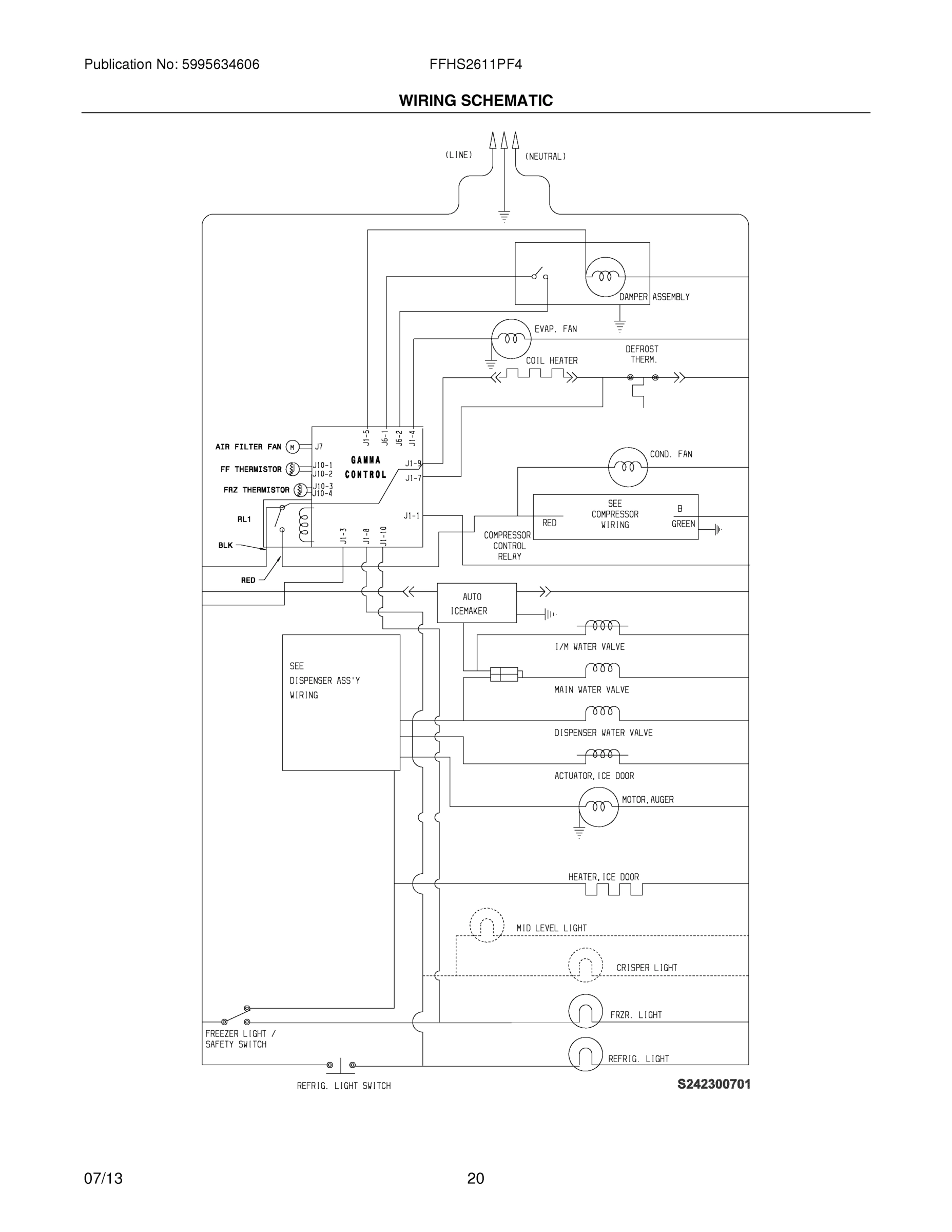 20 - WIRING SCHEMATIC