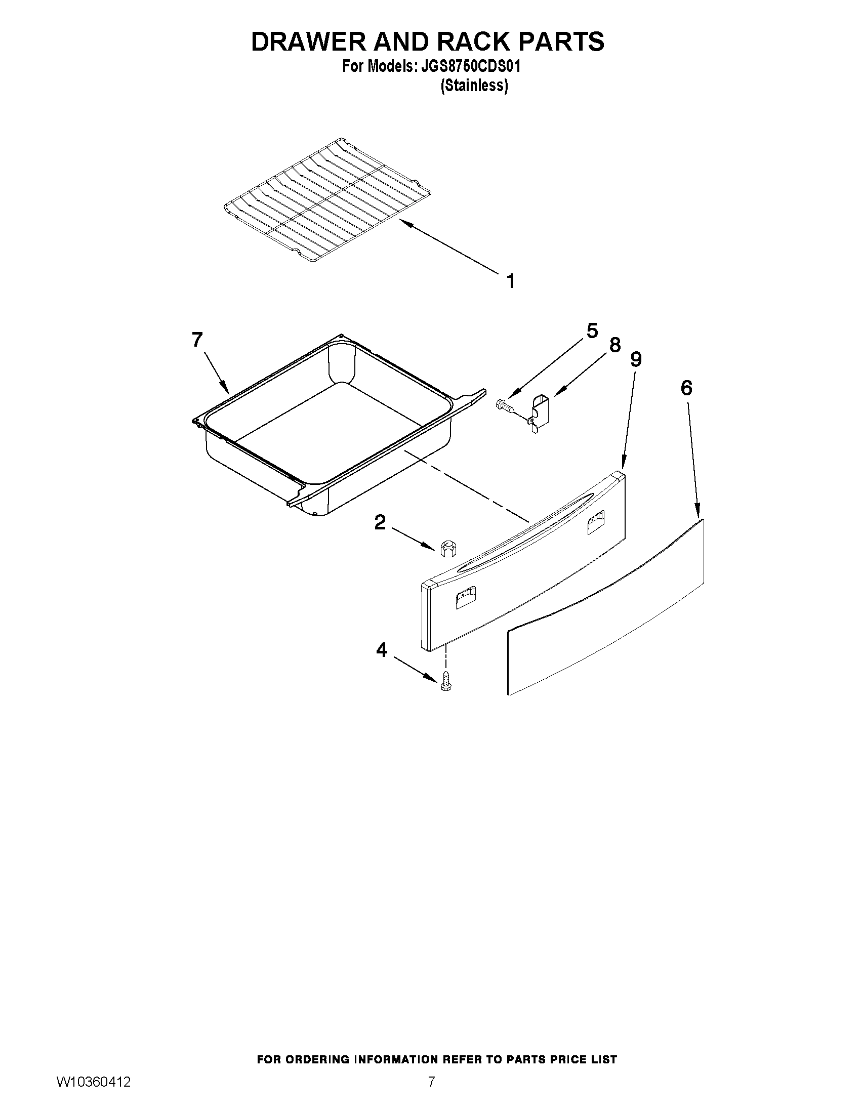 05 - DRAWER AND RACK PARTS