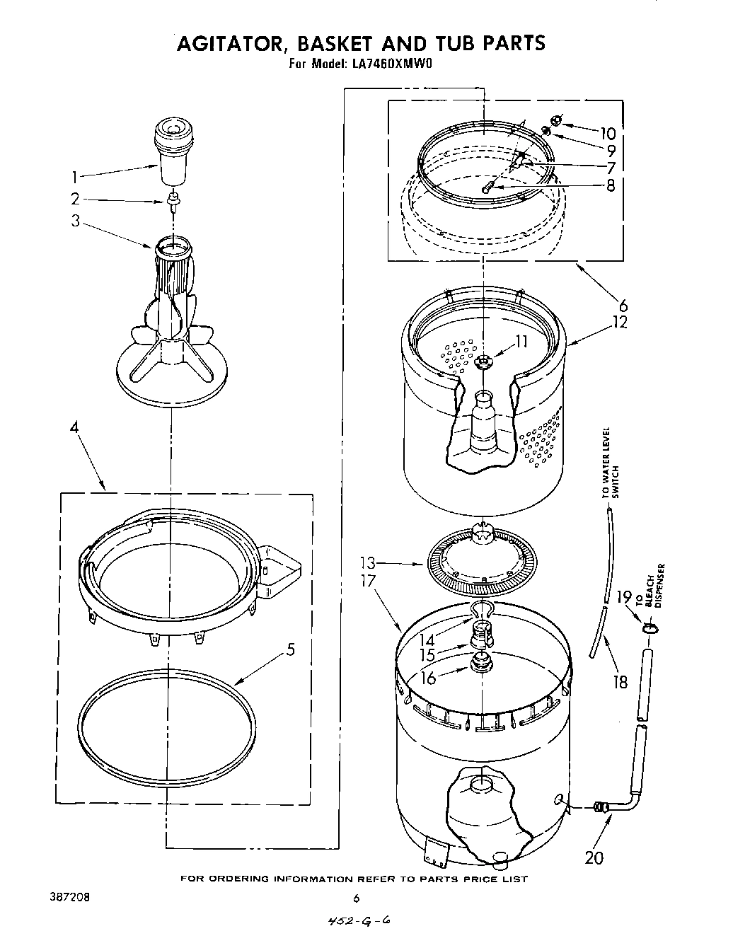04 - AGITATOR, BASKET AND TUB