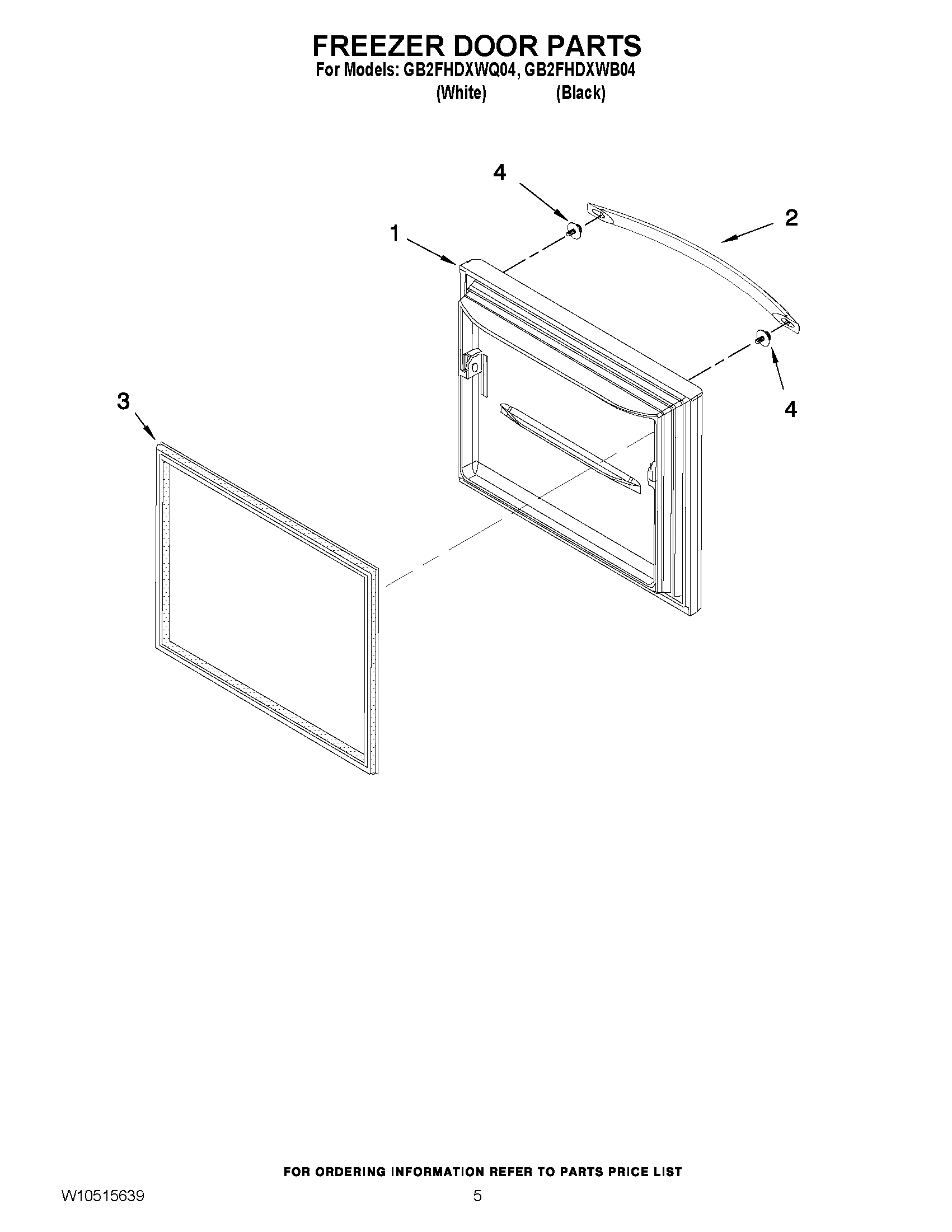 03 - FREEZER DOOR PARTS