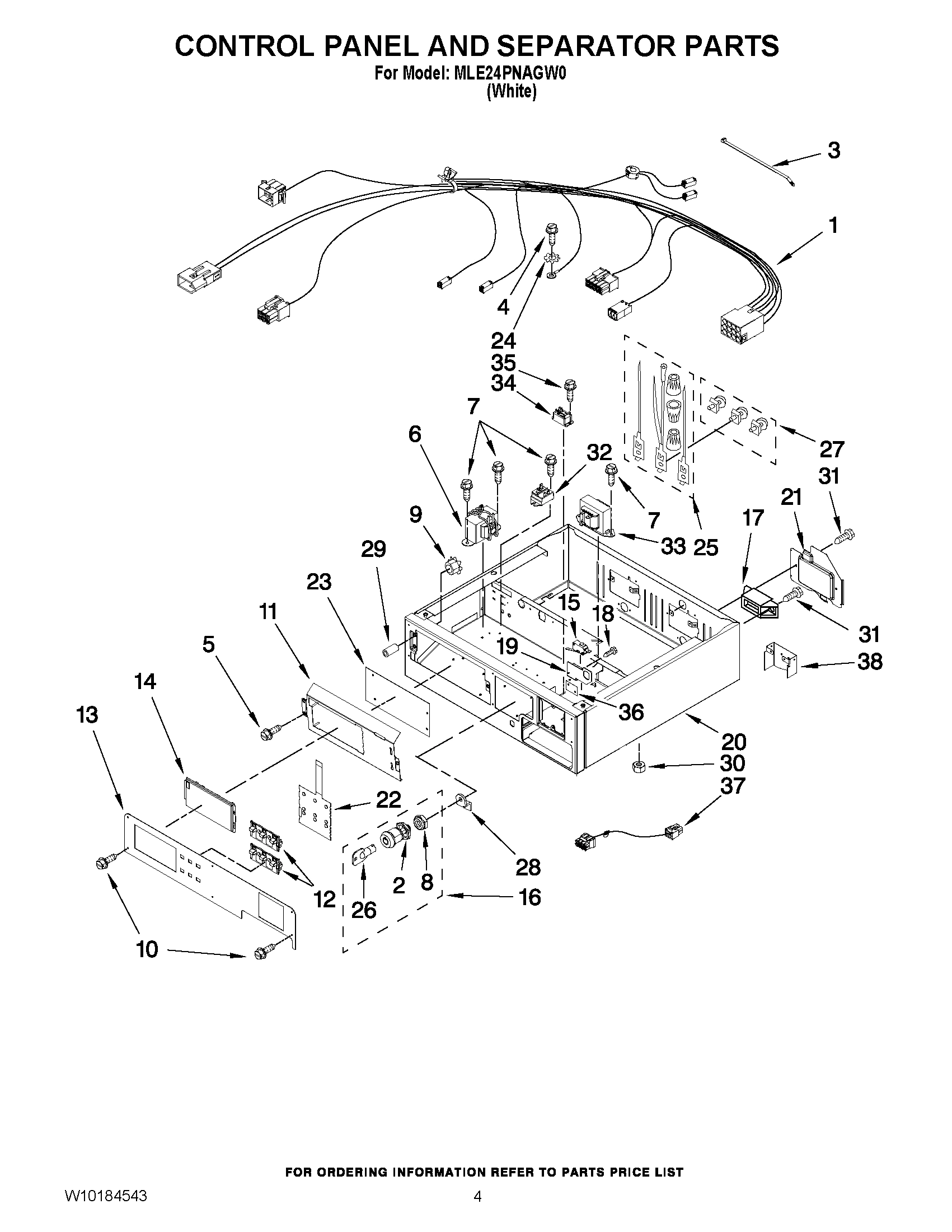 02 - CONTROL PANEL AND SEPARATOR PARTS