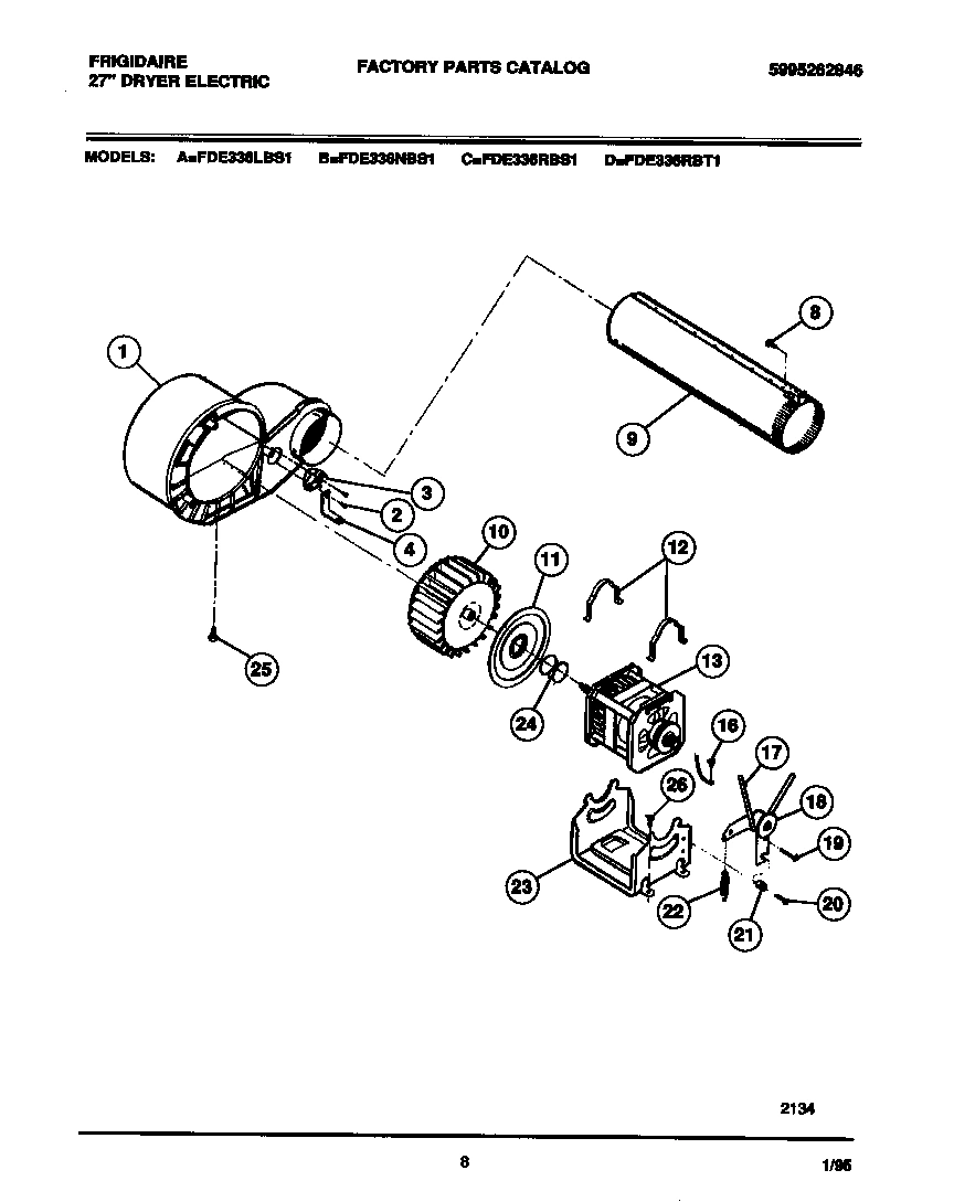 05 - MOTOR, FAN HSG., EXHAUST DUCT