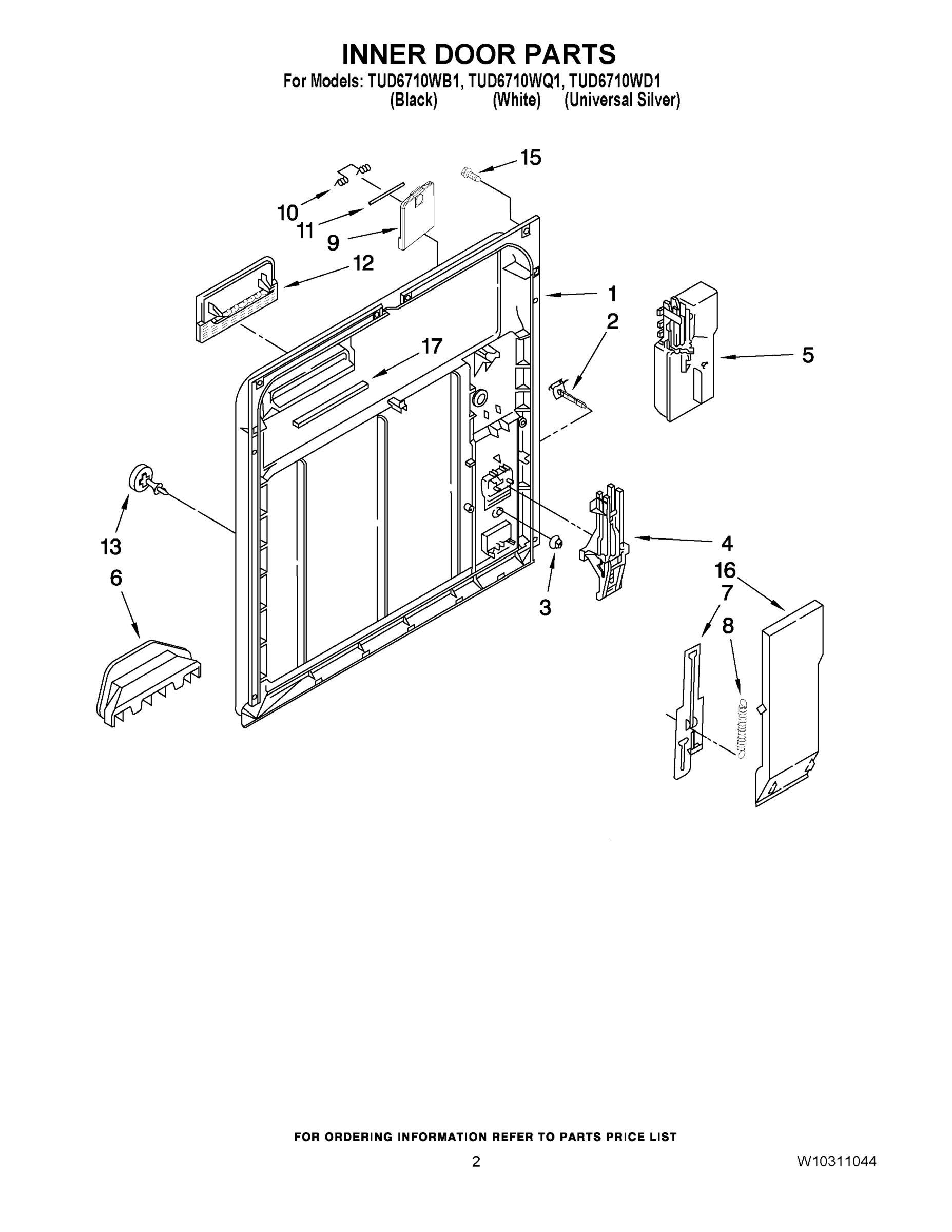 02 - INNER DOOR PARTS