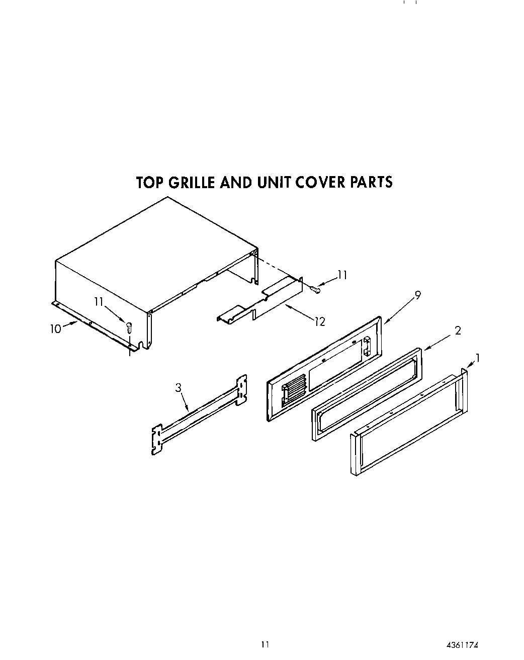 09 - TOP GRILLE AND UNIT COVER