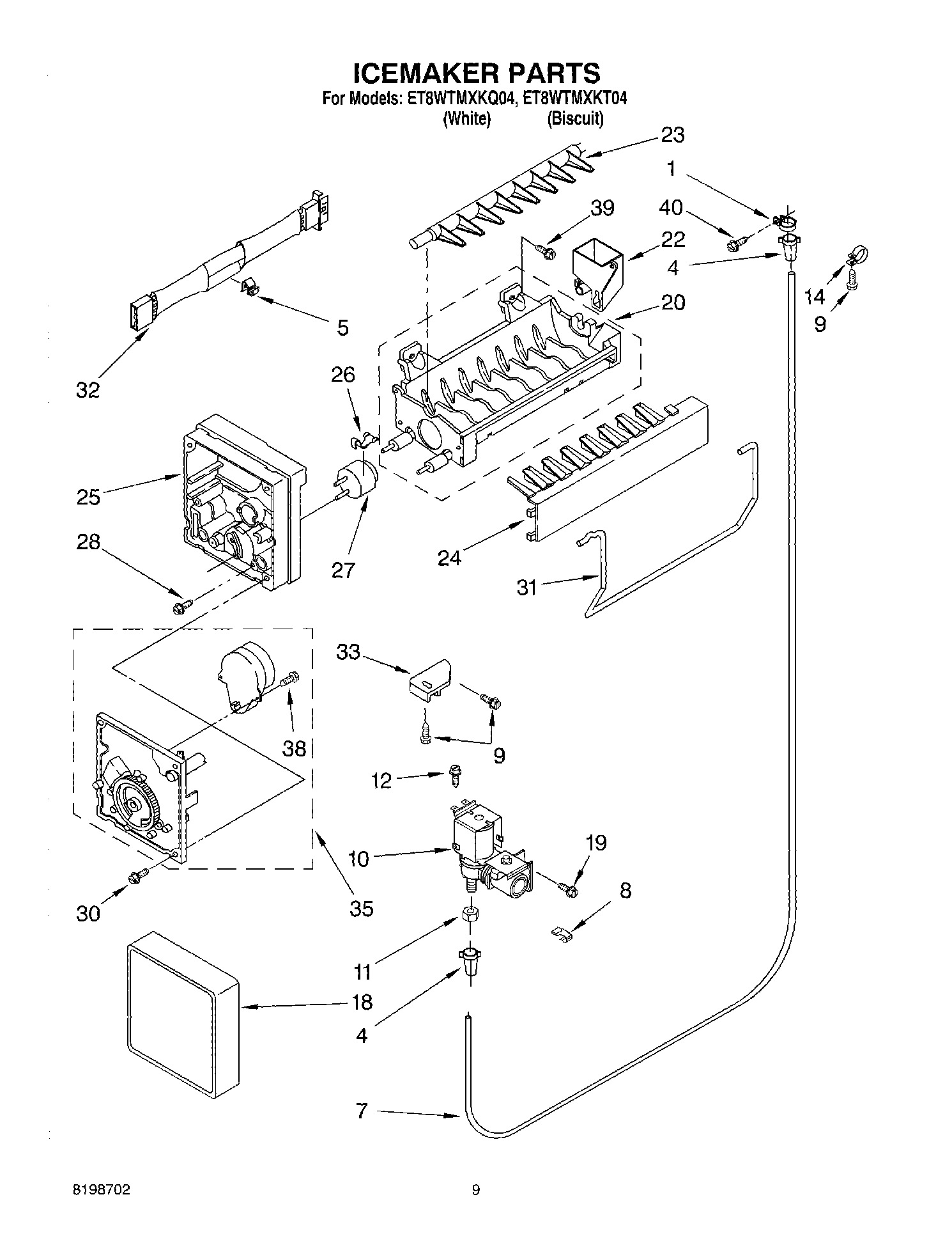05 - ICEMAKER PARTS