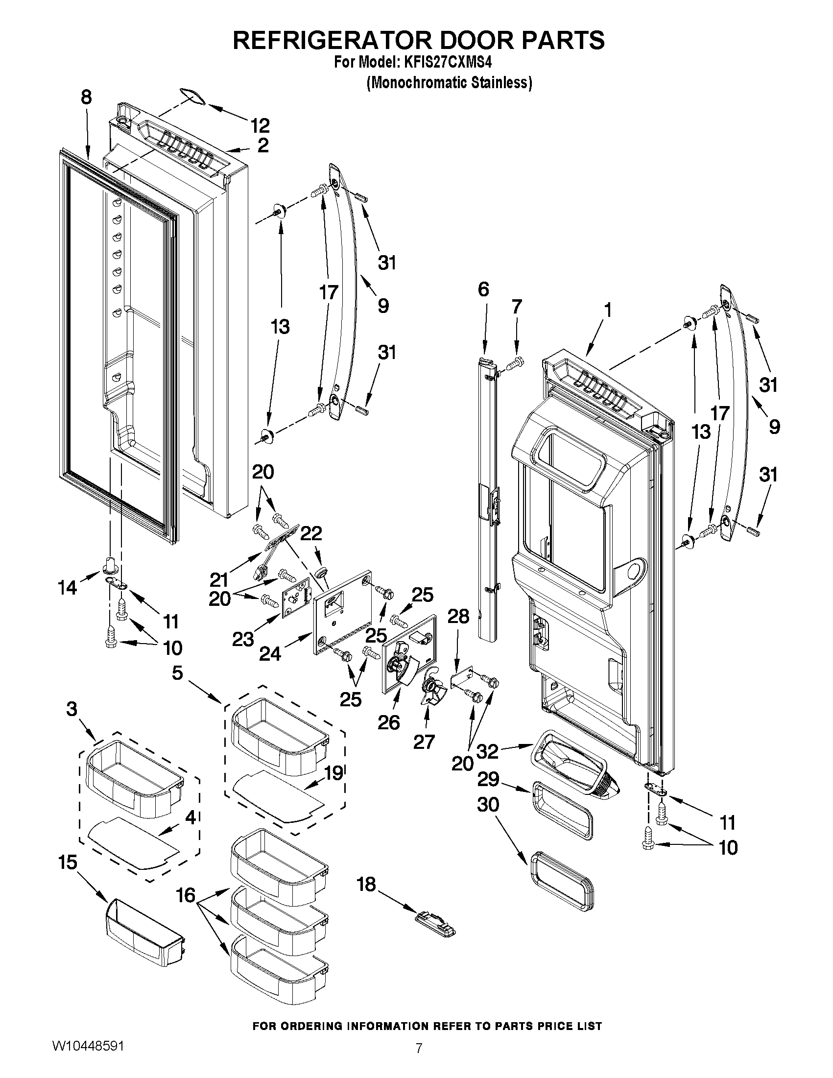 04 - REFRIGERATOR DOOR PARTS