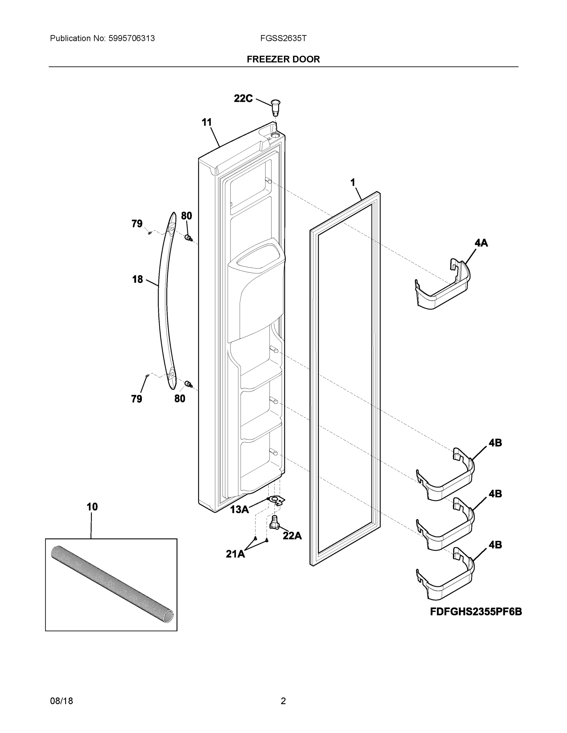 02 - FREEZER DOOR