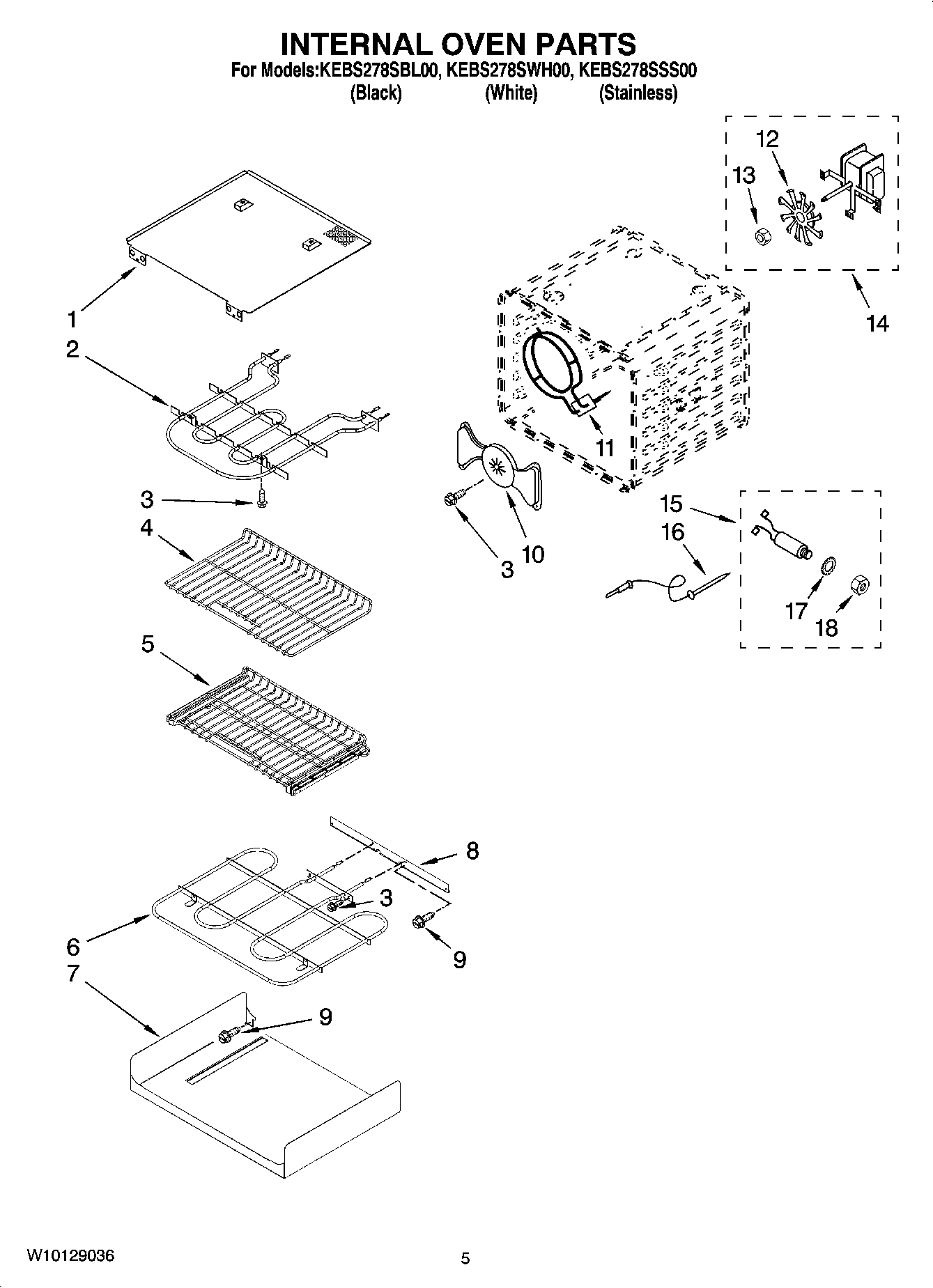04 - INTERNAL OVEN PARTS