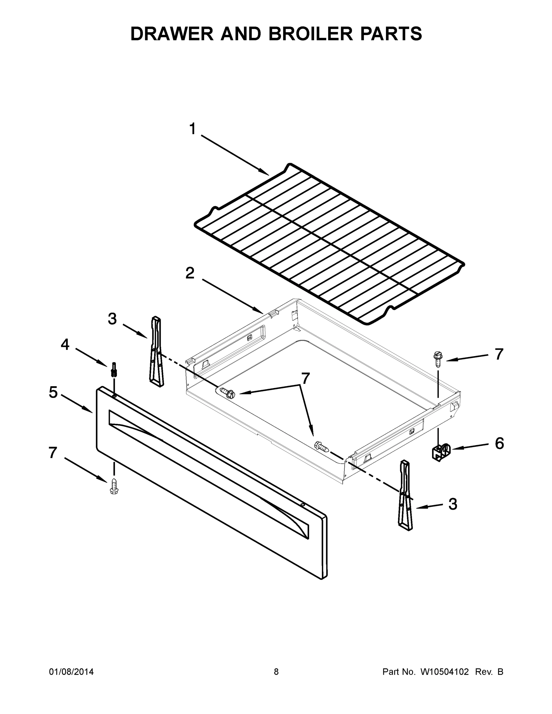 05 - DRAWER AND BROILER PARTS