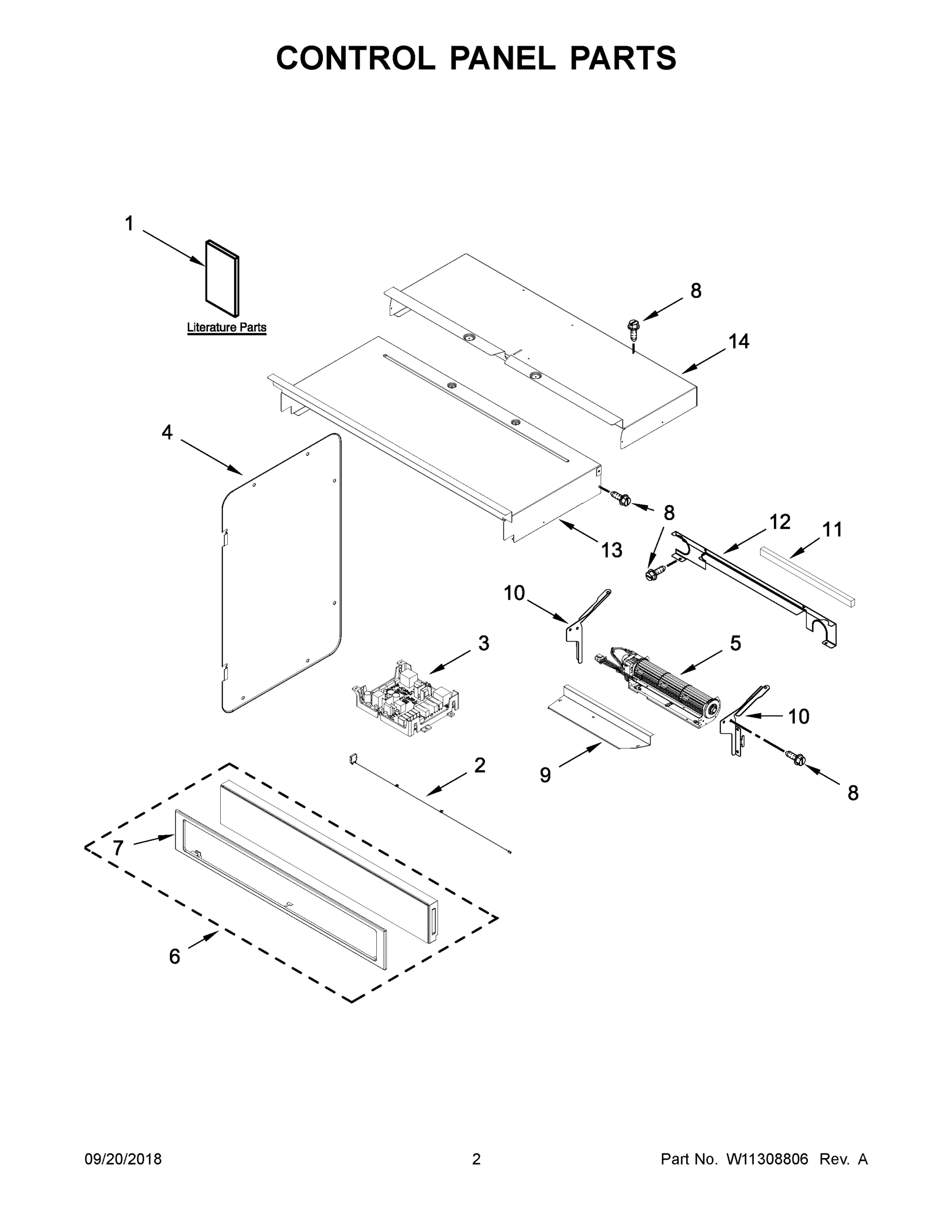 02 - CONTROL PANEL PARTS