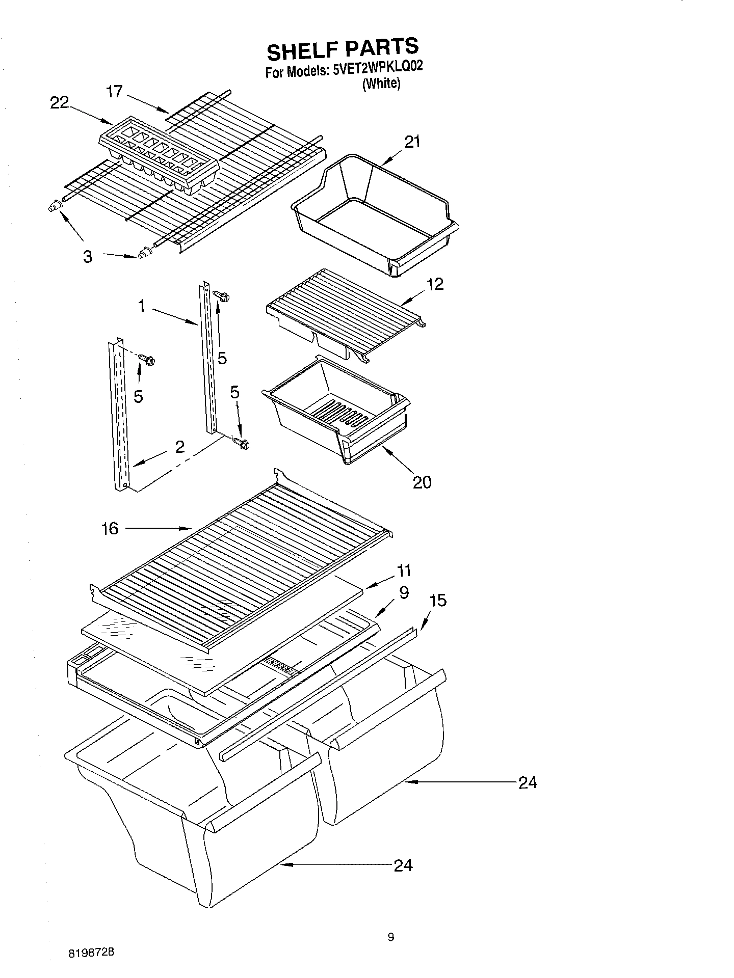 05 - SHELF PARTS, OPTIONAL PARTS