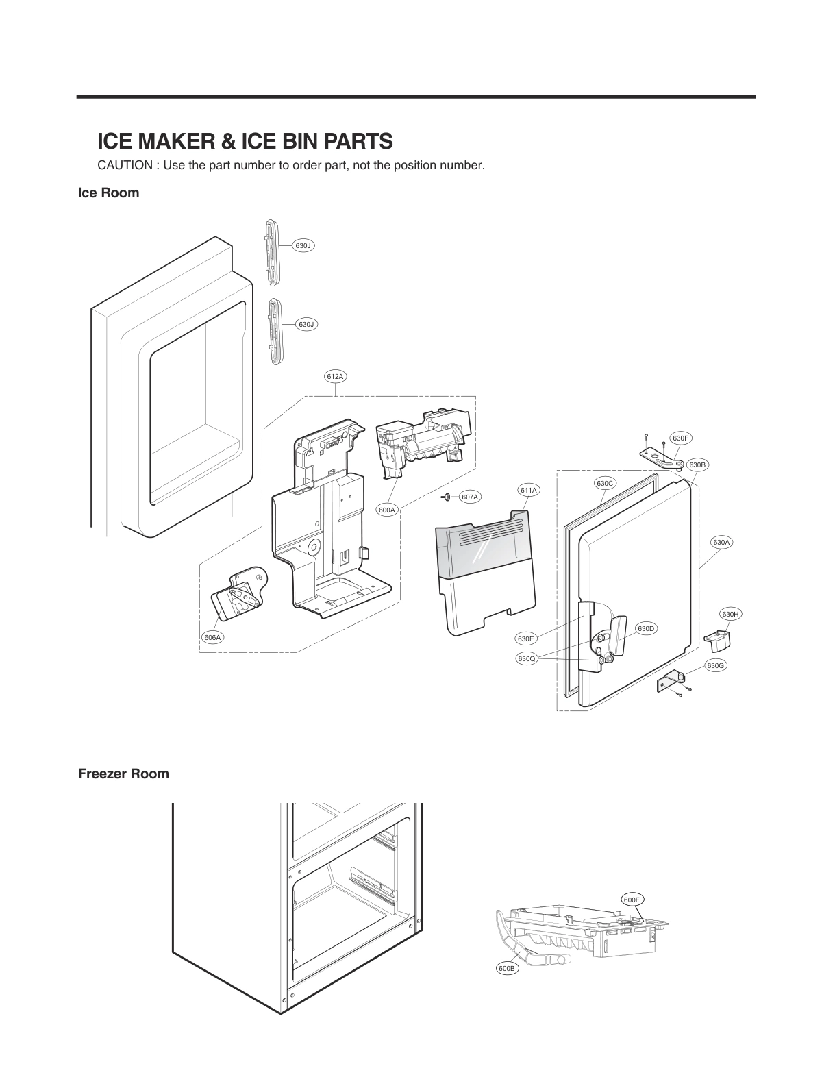 ICEMAKER & ICE BIN PARTS