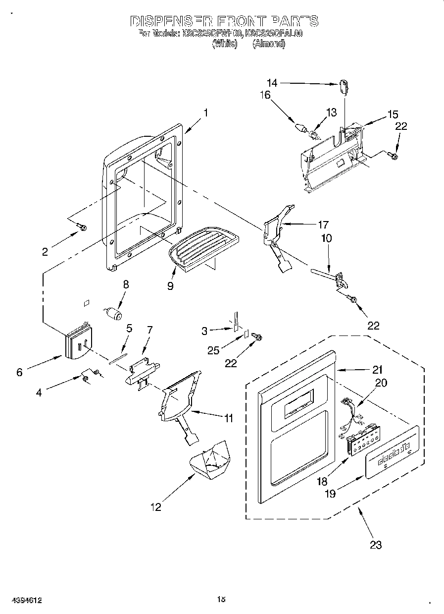 09 - DISPENSER FRONT