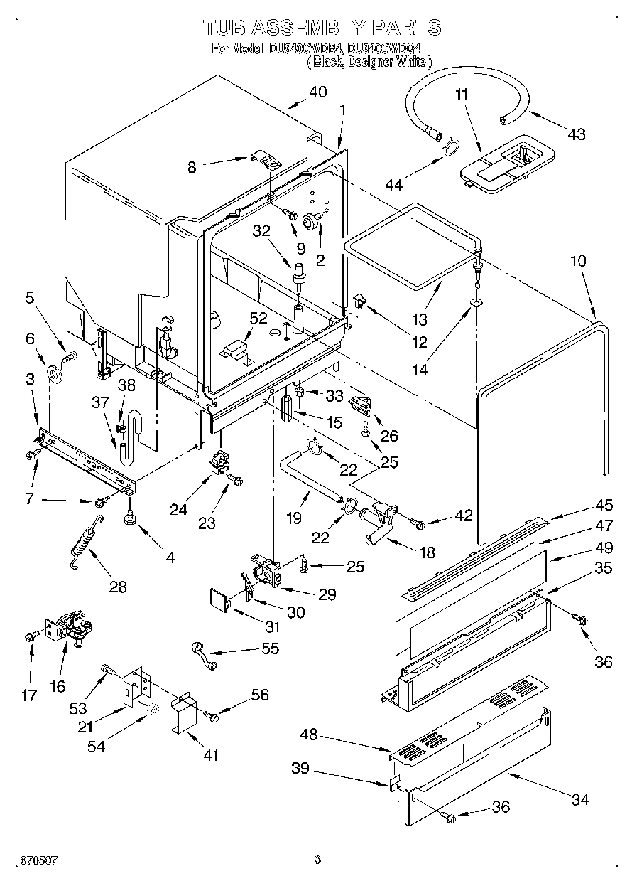 03 - TUB ASSEMBLY